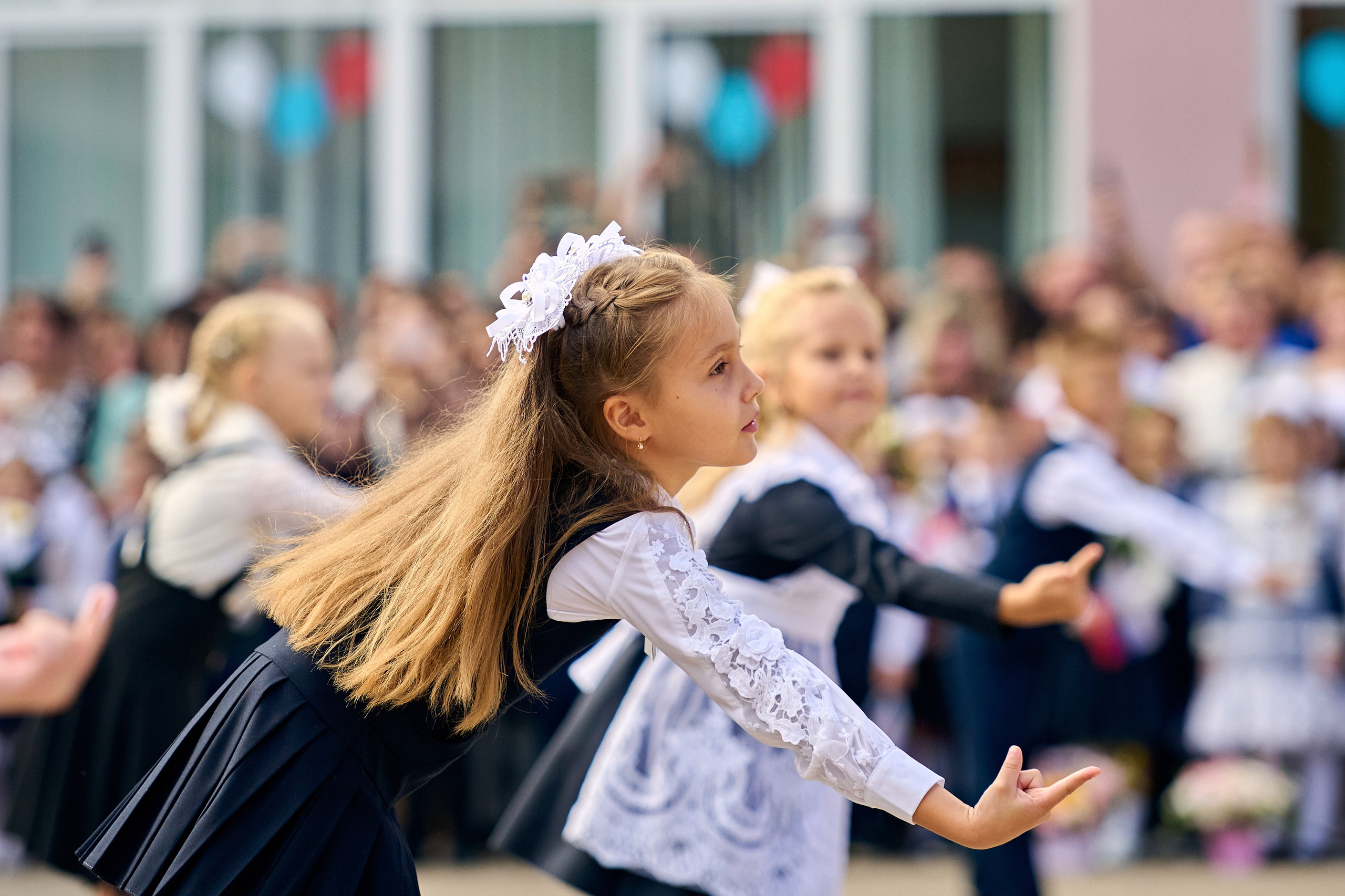 1 сентября в ЦО№ 25. Школьный фотограф в Туле Владимир Греков. Выпускные альбомы