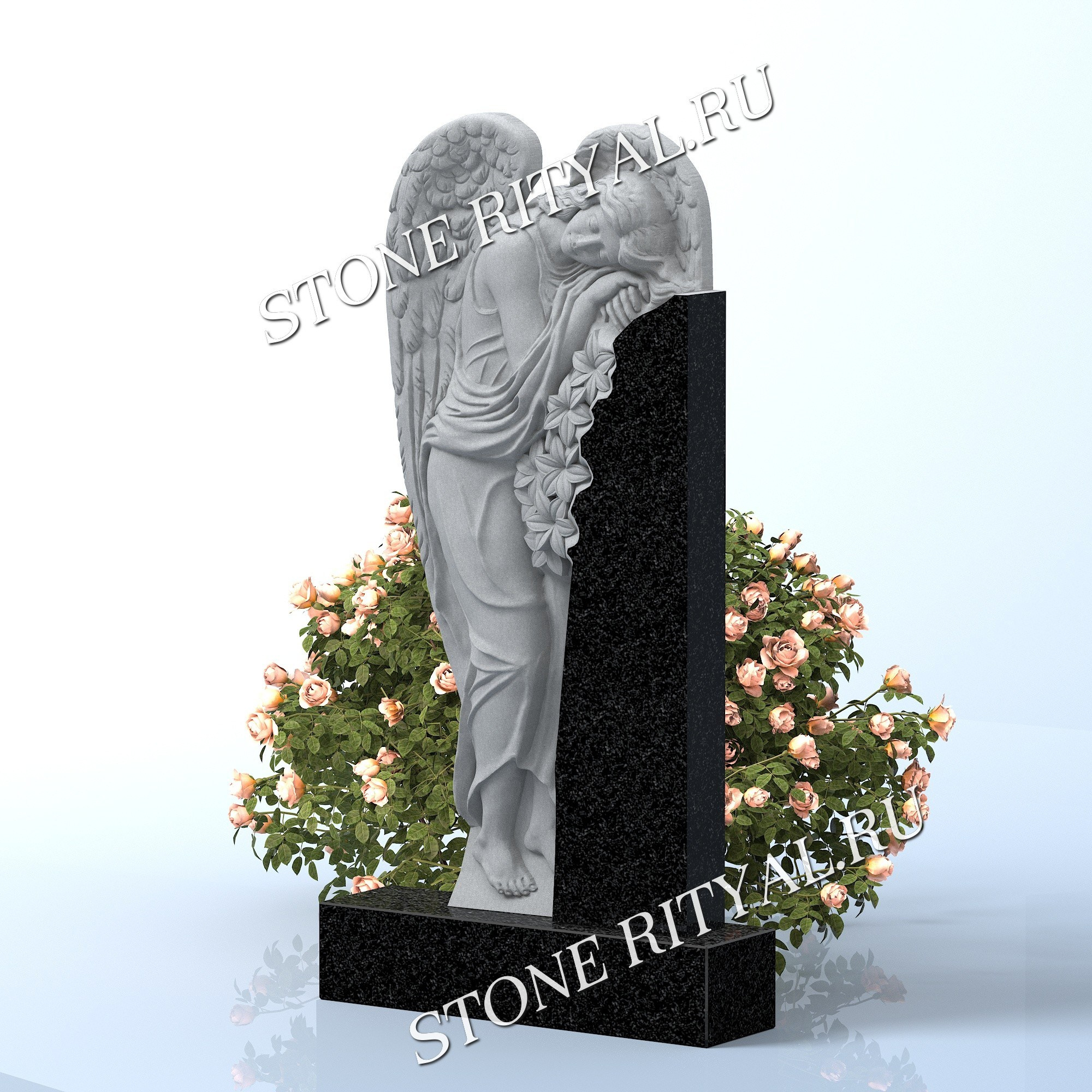 Вертикальные памятники фигурные. Изготовление и установка памятников в Москве и МО