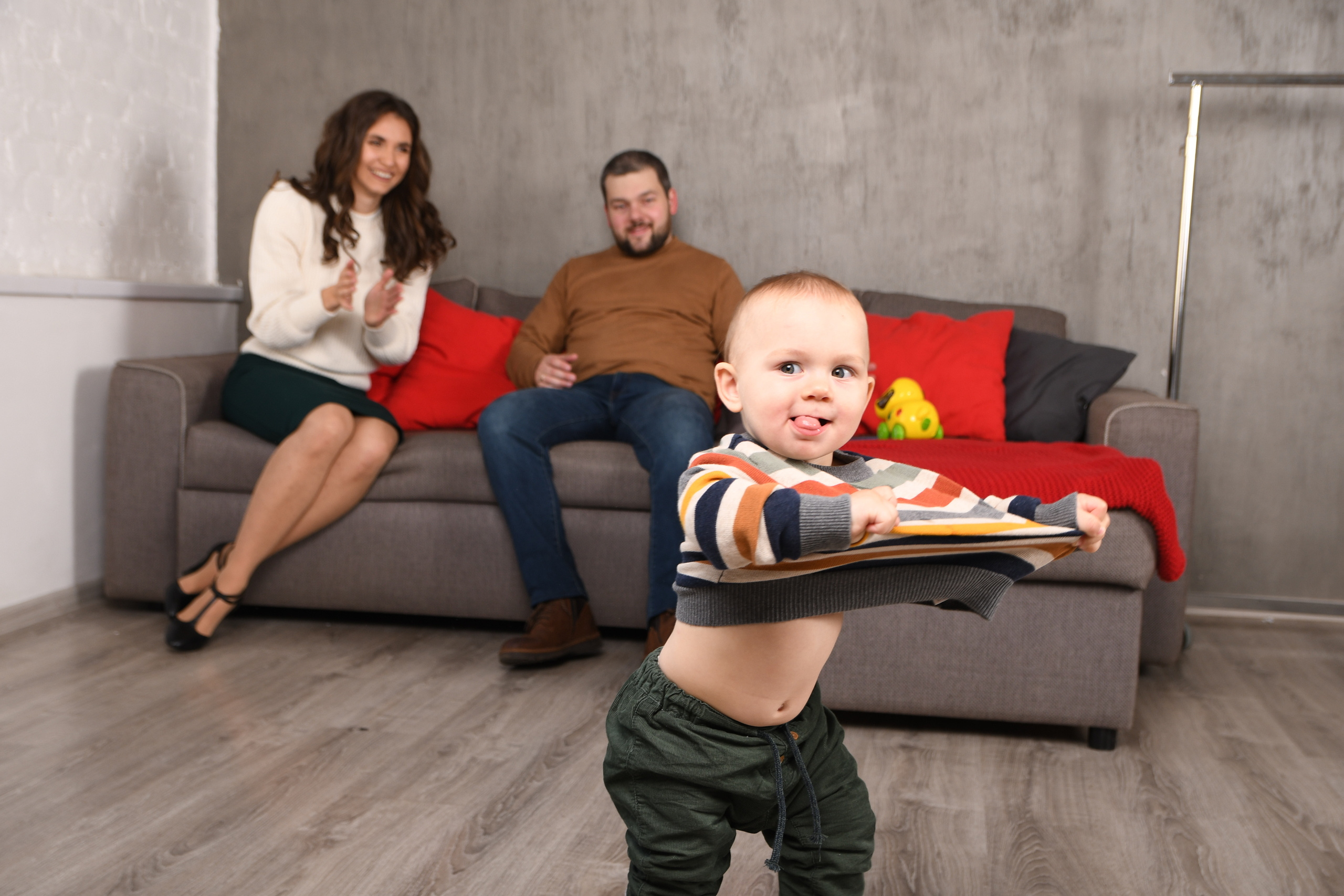 Анастасия, Антон и Миша: семейная съемка в студии. Семейный и индивидуальный фотограф Life style в Санкт-Петербурге Мария