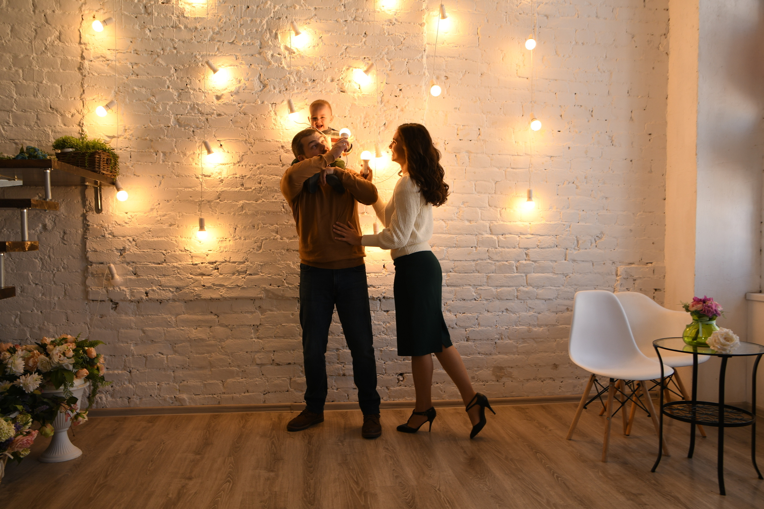 Анастасия, Антон и Миша: семейная съемка в студии. Семейный и индивидуальный фотограф Life style в Санкт-Петербурге Мария