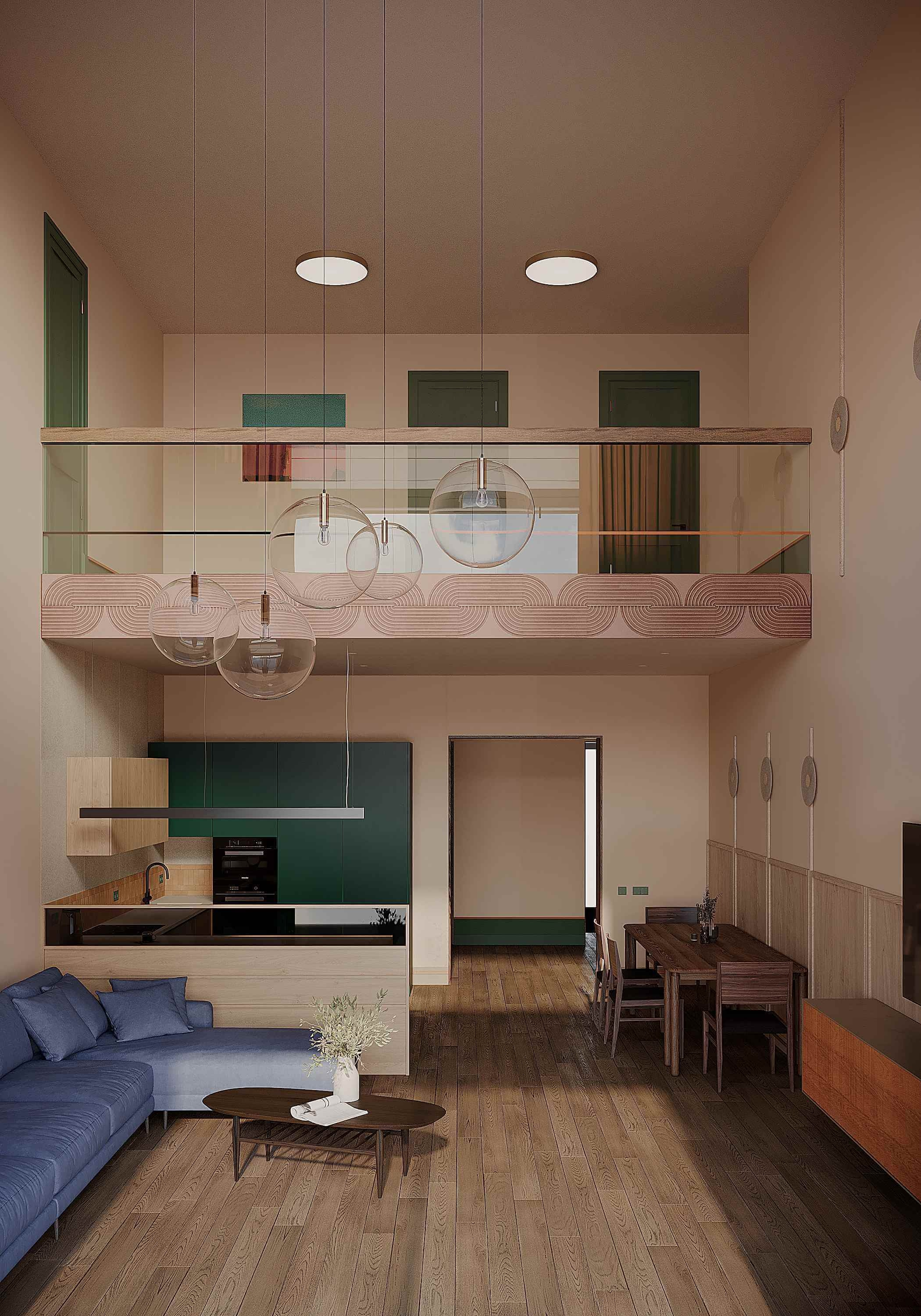 Дизайн интерьера большого дома в Самарской области. Студия дизайна интерьера «Строчка» | Москва, Санкт-Петербург, Самара, Казань, Тольятти, Ульяновск и другие города России