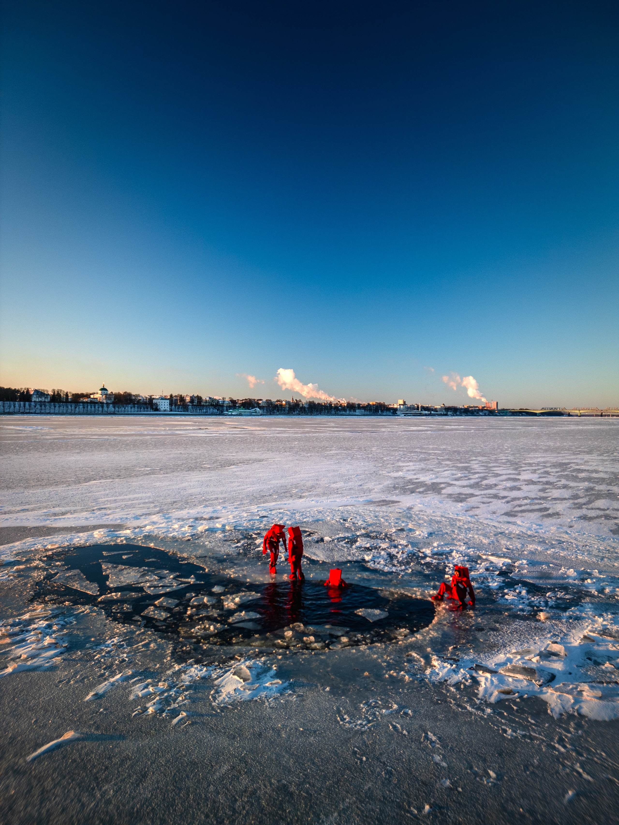 Айсфлоатинг #7. DRONBERRY — Аэросъемка Ярославль