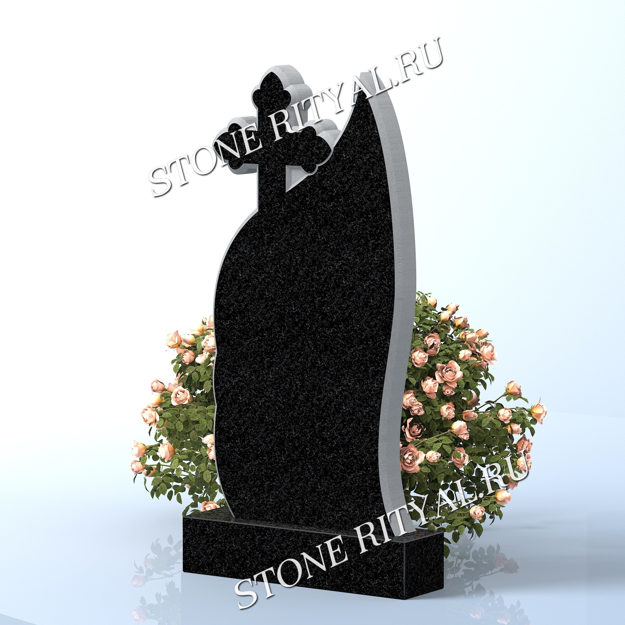 Вертикальные памятники прямые. Изготовление и установка памятников в Москве и МО