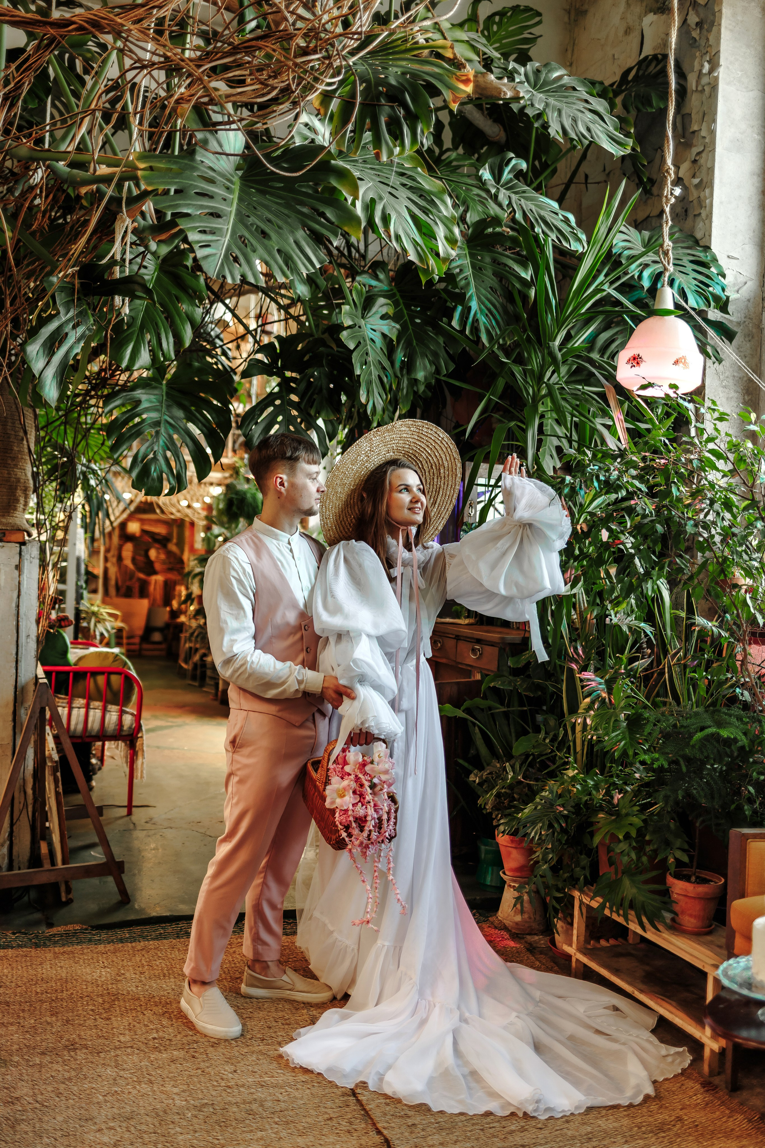 Свадебная фотосессия в Ботаническом саду — заказать в Спб