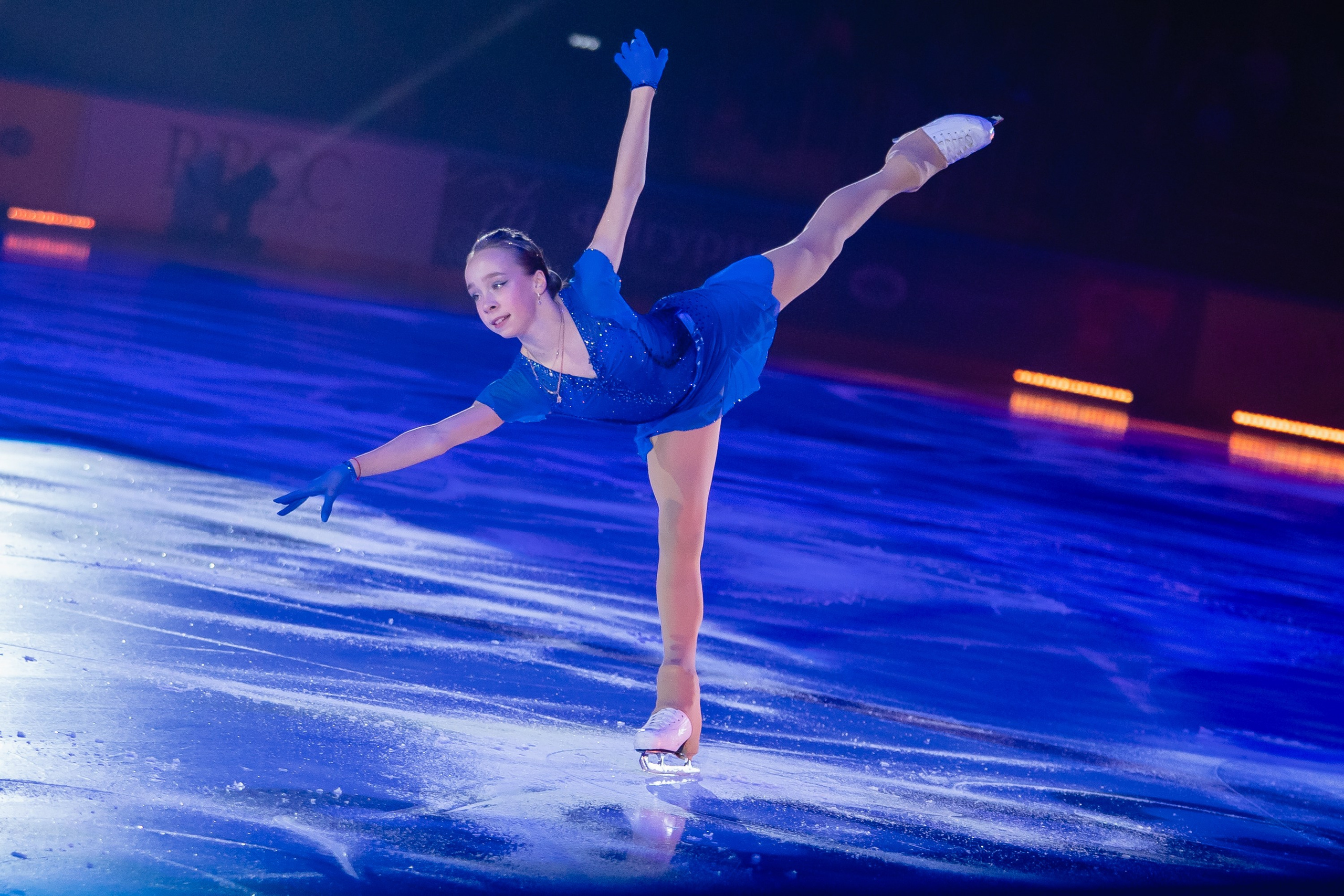 Шоу «Чемпионы на льду» в Новосибирске. Воробьева Ксения — Спортивный и танцевальный фотограф Новосибирск
