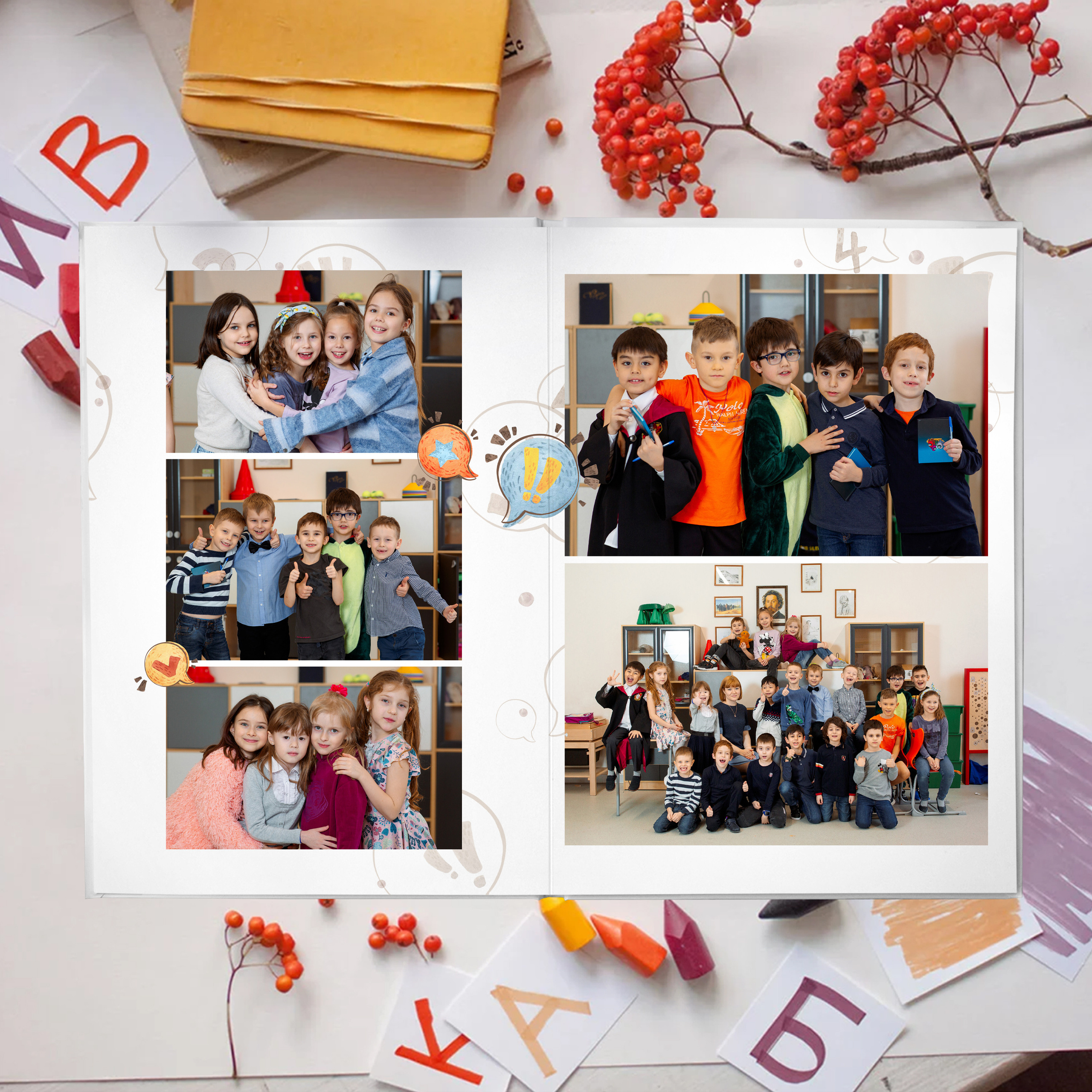 Дизайн «Лисички». Выпускные альбомы для детского сада и школы