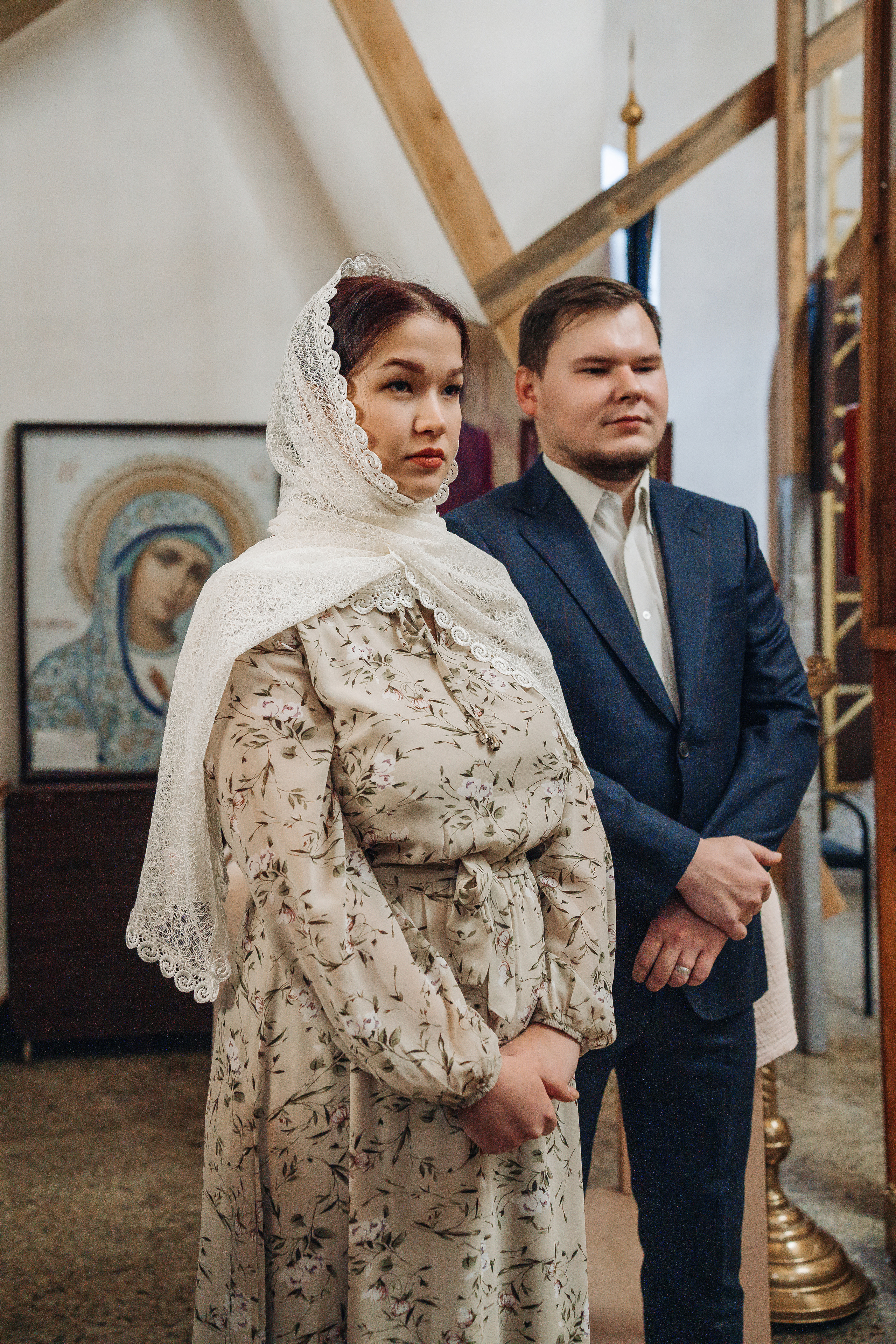 Фотограф на крещение в Храме Новомучеников д. Митрополье
