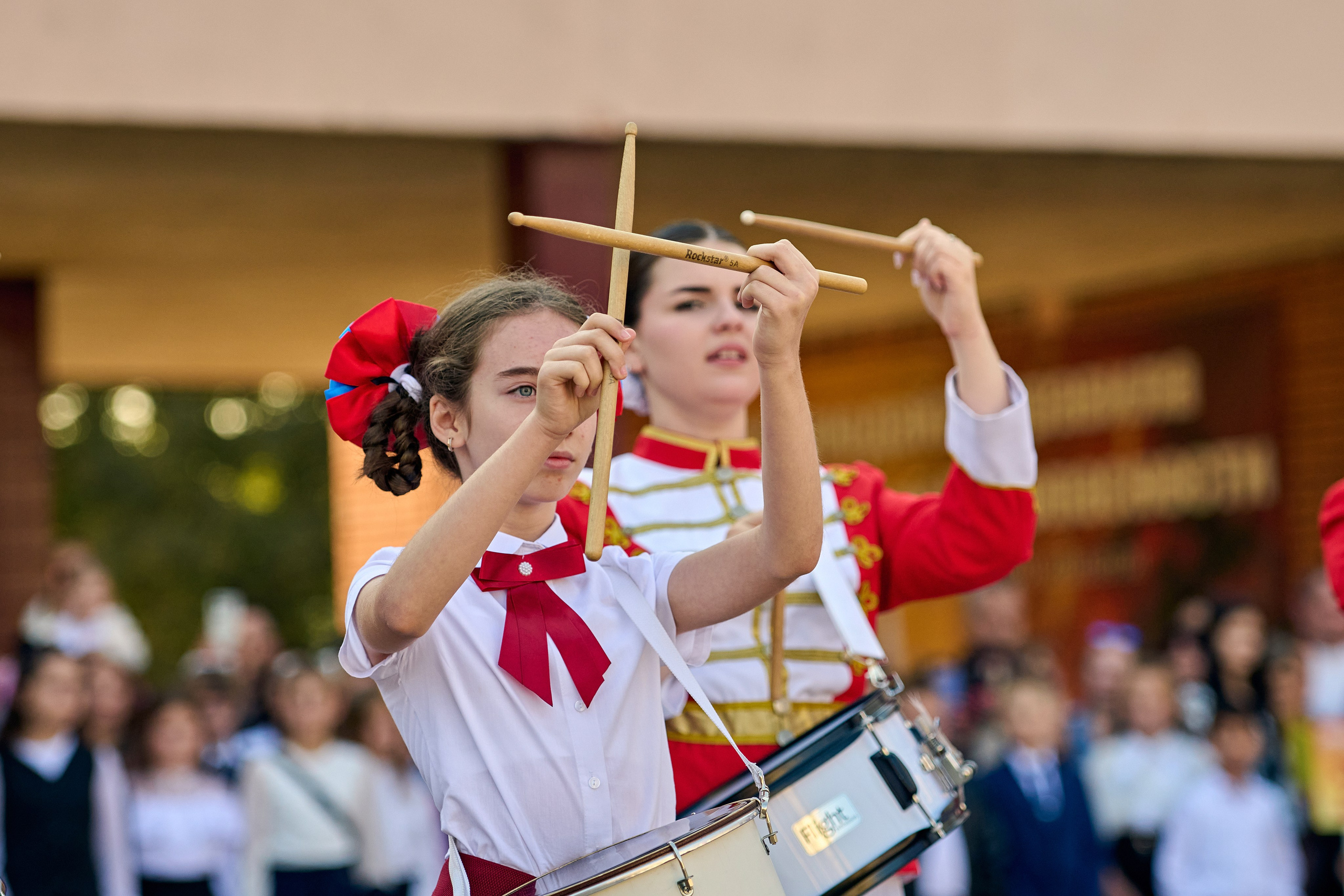 1 сентября в ЦО№ 25. Школьный фотограф в Туле Владимир Греков. Выпускные альбомы