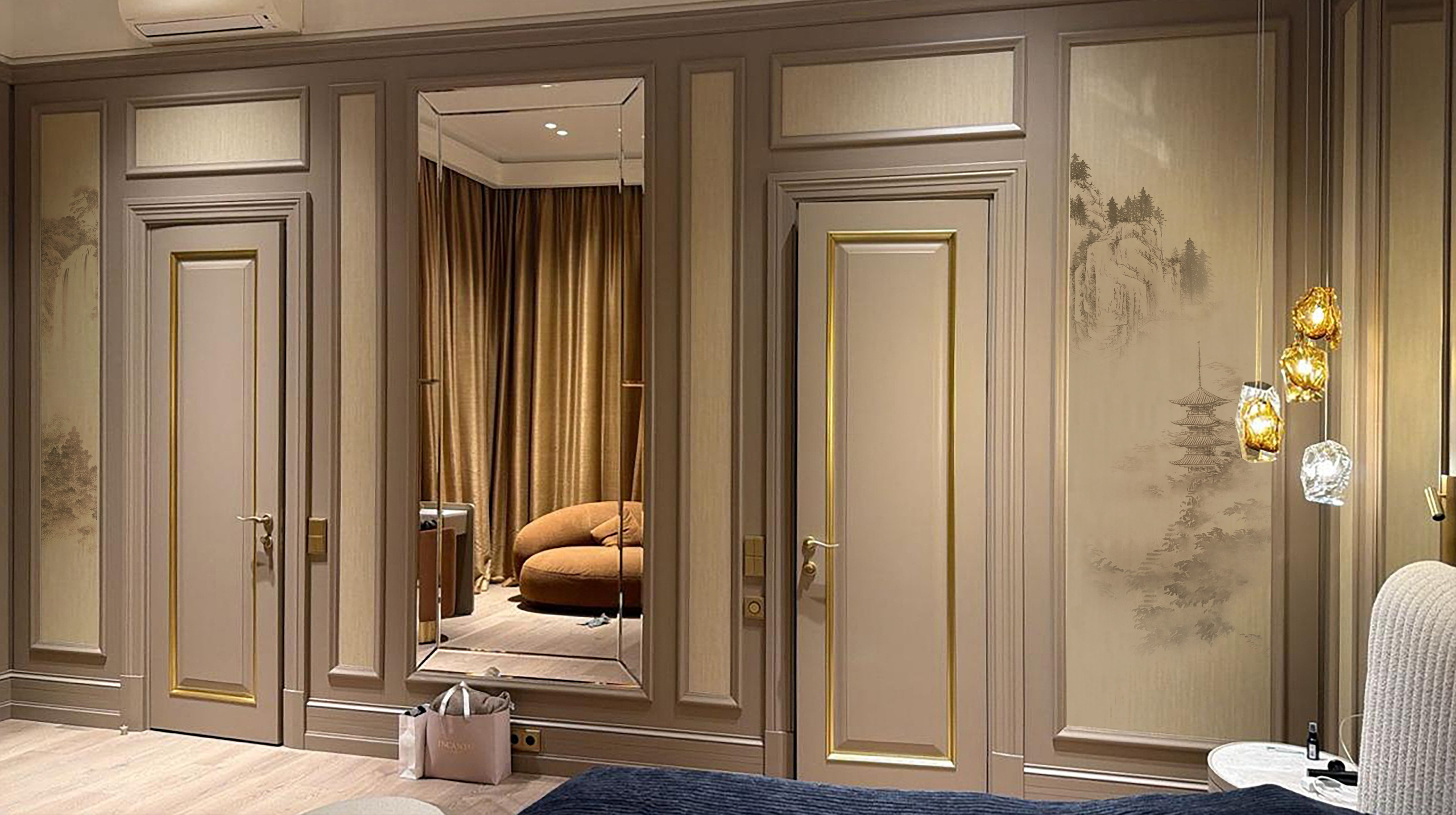 Варианты росписи для стен спальни. Художественная мастерская