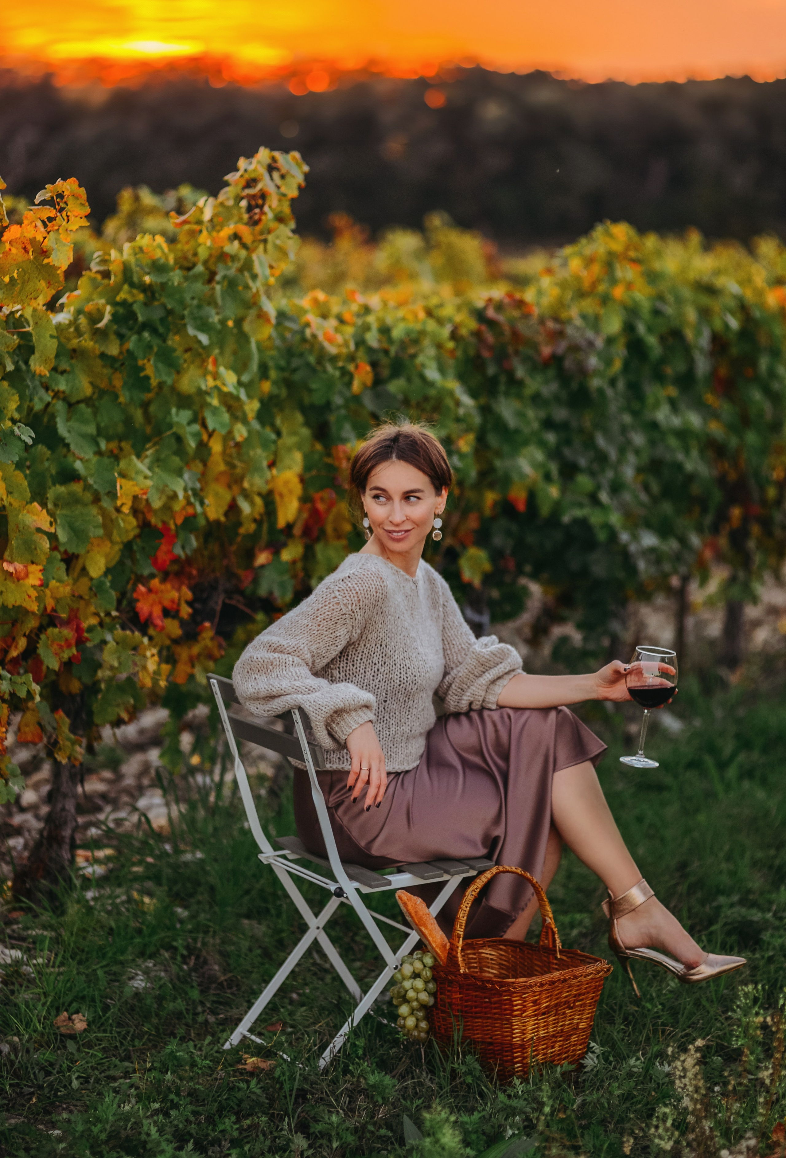 🍁 Séances Photo d’Automne dans les Vignobles de Provence. Photographer in Provence Julia Lipiainen