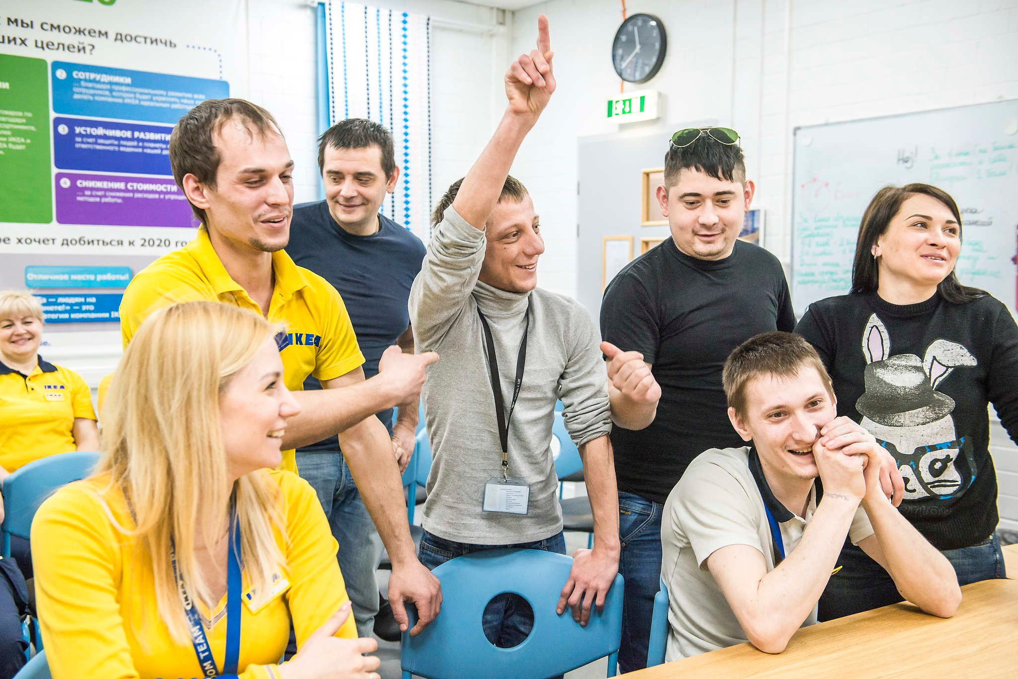 Мастер-класс в компании Ikea. Сотрдиники компании участвуют в тимбилдинге в городе Ростов-на-Дону. Съемка для  IKEA.