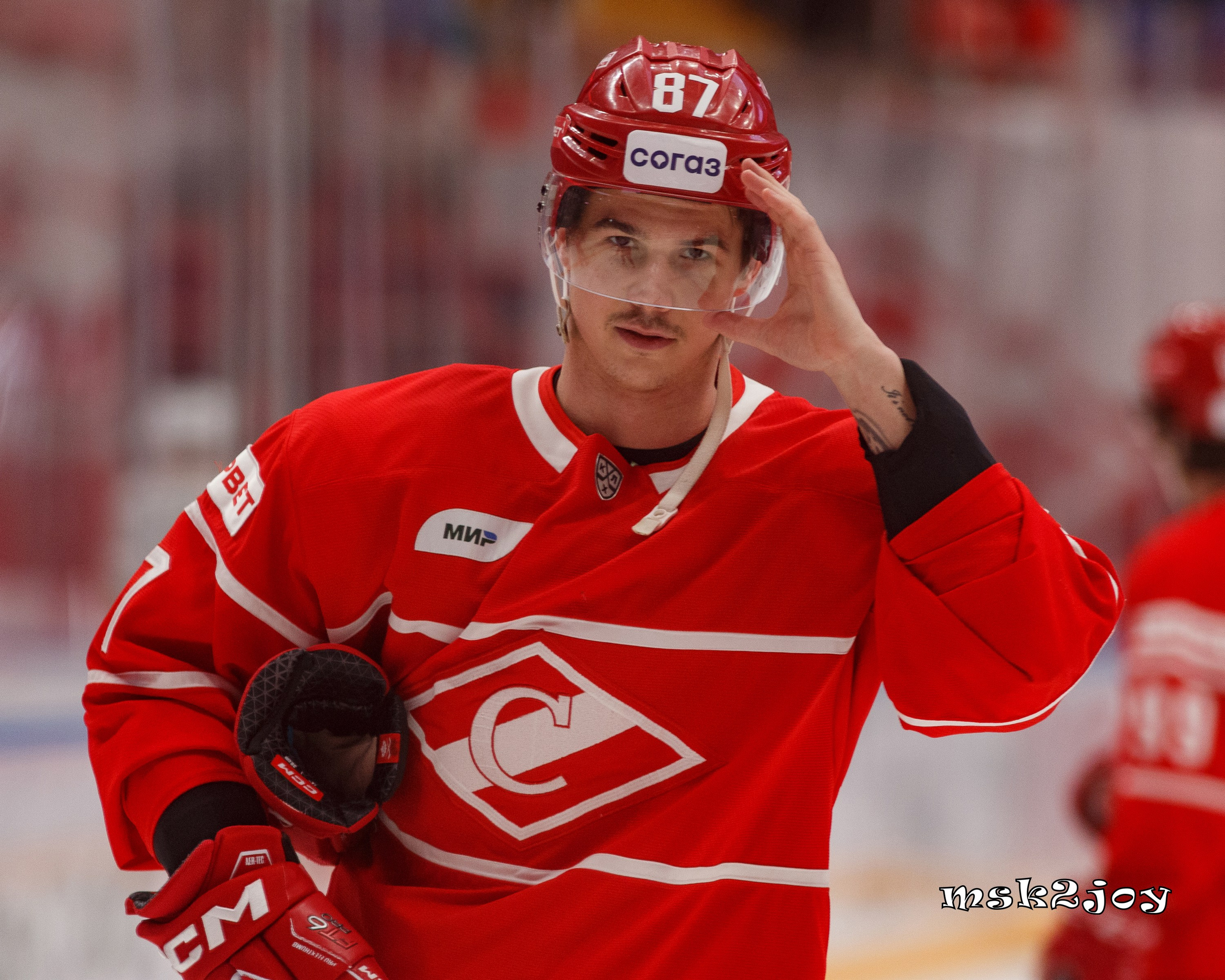 Фоторепортаж. КХЛ. Спартак (Москва) — Ак Барс Казань. Михаил Тоцкий портретный и репортажный фотограф в Москве