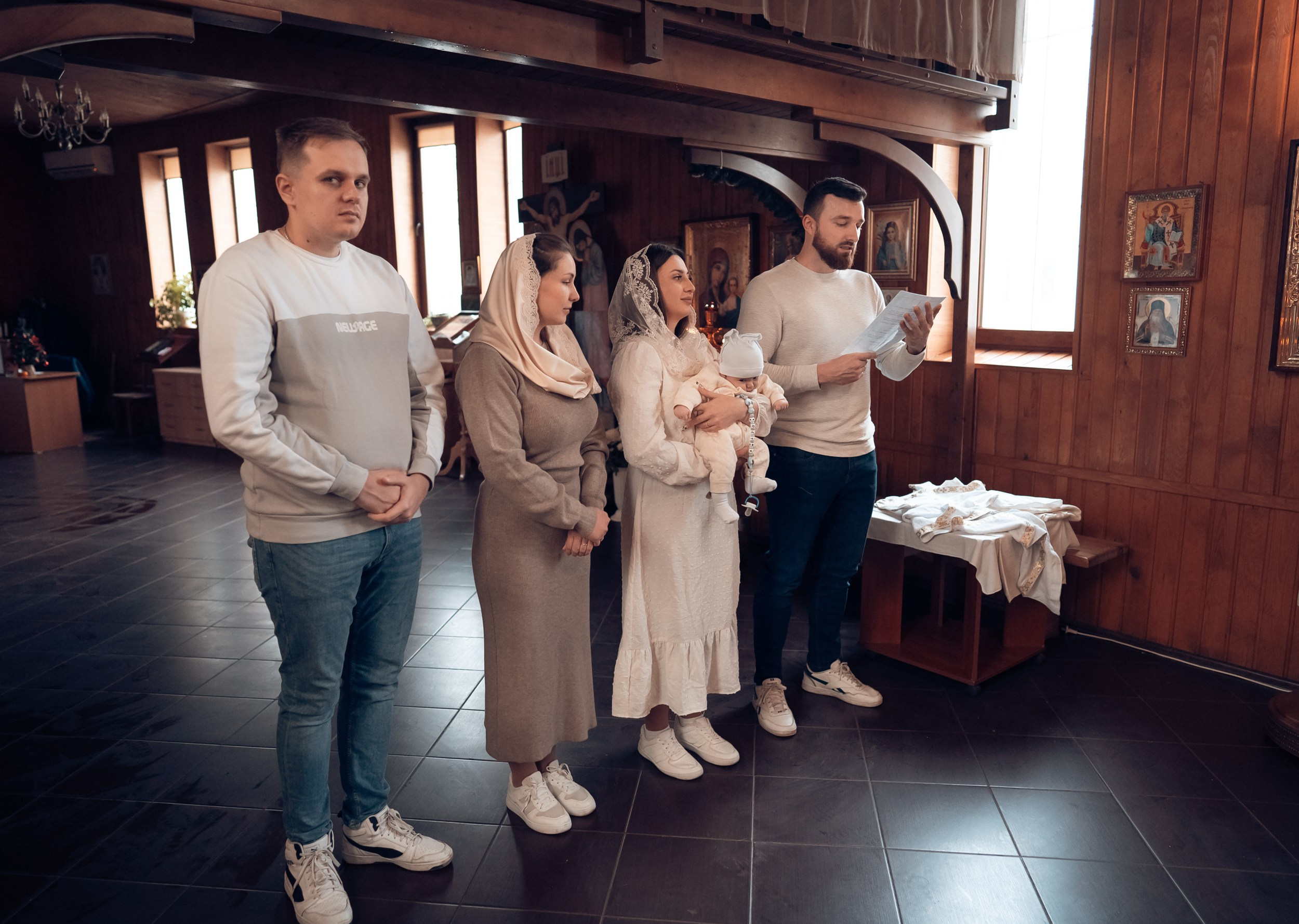 Крещение в храме Блж.Ксении Петербургской Севастополь. Церковный фотограф Севастополь