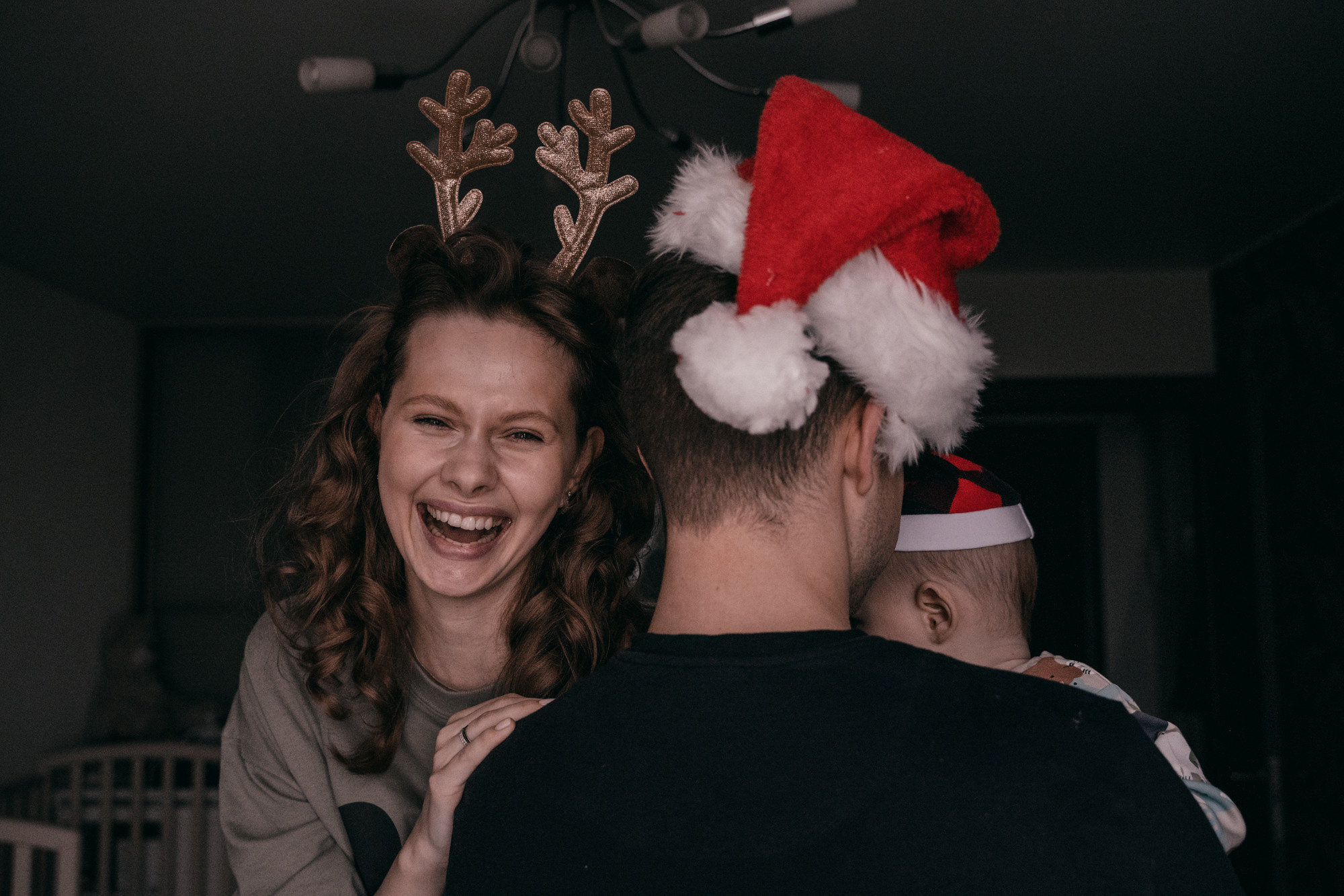 Домашняя семейная съемка, Леонид, Настя и Денис. Марина Маслак портретный, репортажный и семейный фотограф в Москве