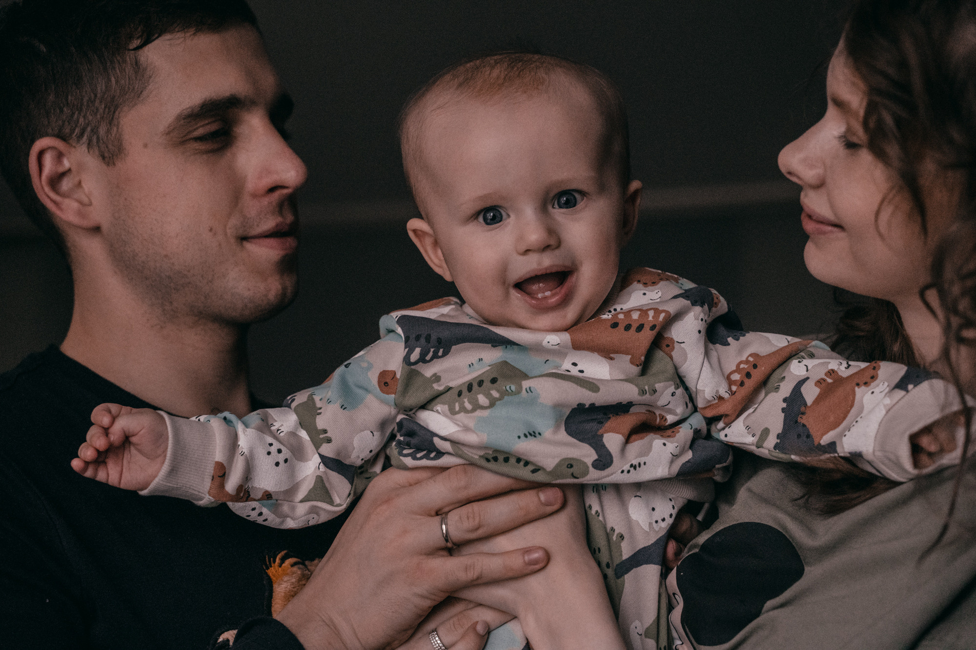 Домашняя семейная съемка, Леонид, Настя и Денис. Марина Маслак портретный, репортажный и семейный фотограф в Москве