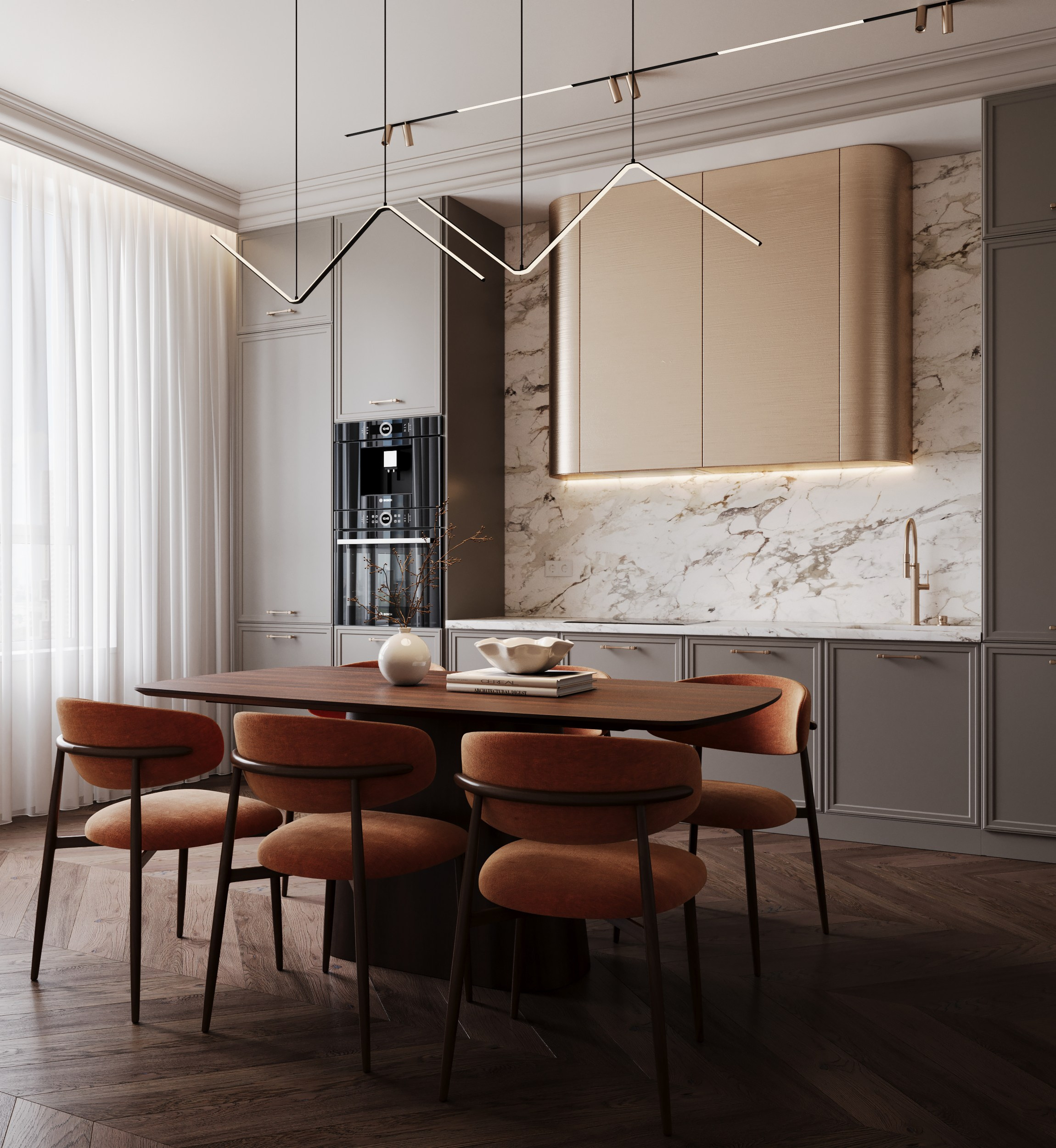 TERACCOTTA. Дизайн интерьера | 3D визуализация | Миланская Марина