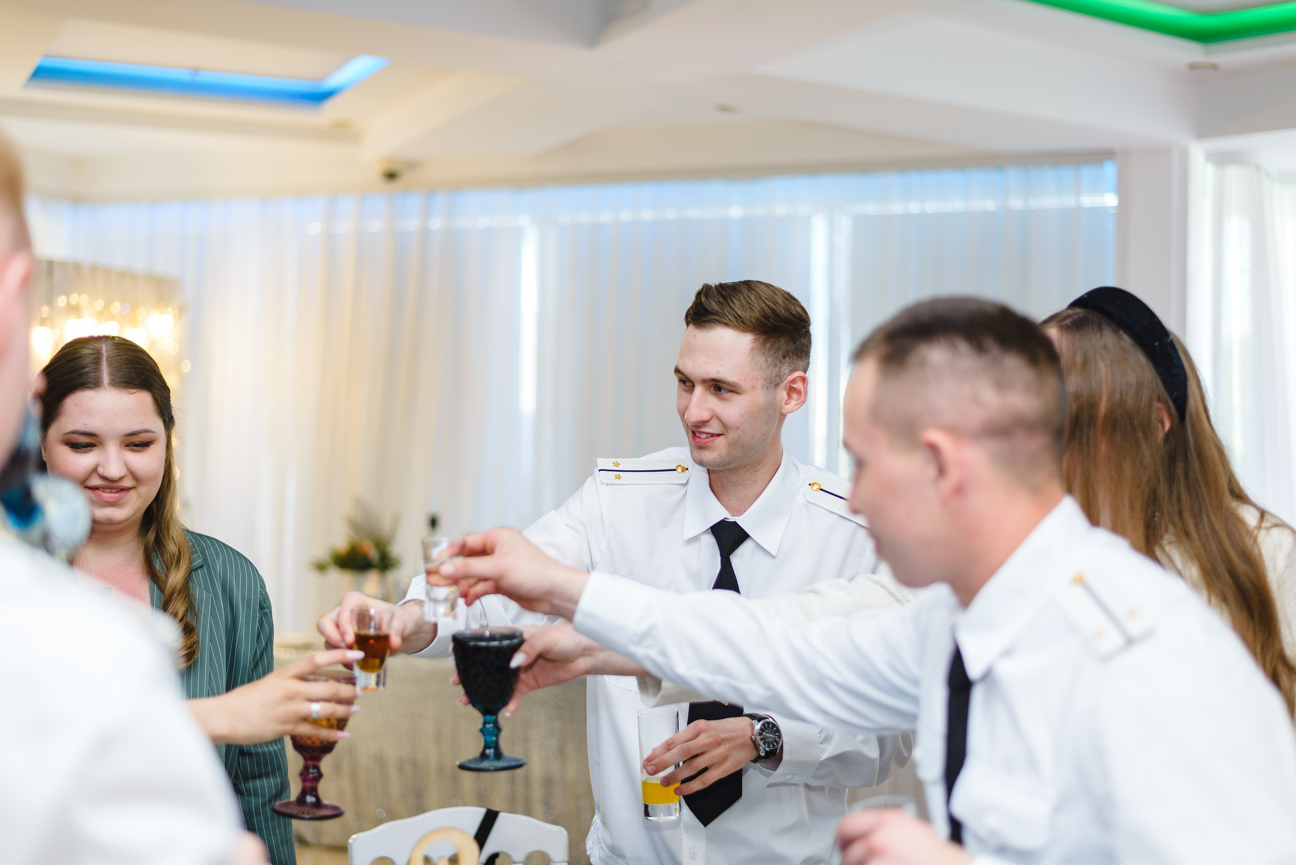 Банкет выпуска курсантов в Питере. Портретный и репортажный фотограф в Санкт-Петербурге