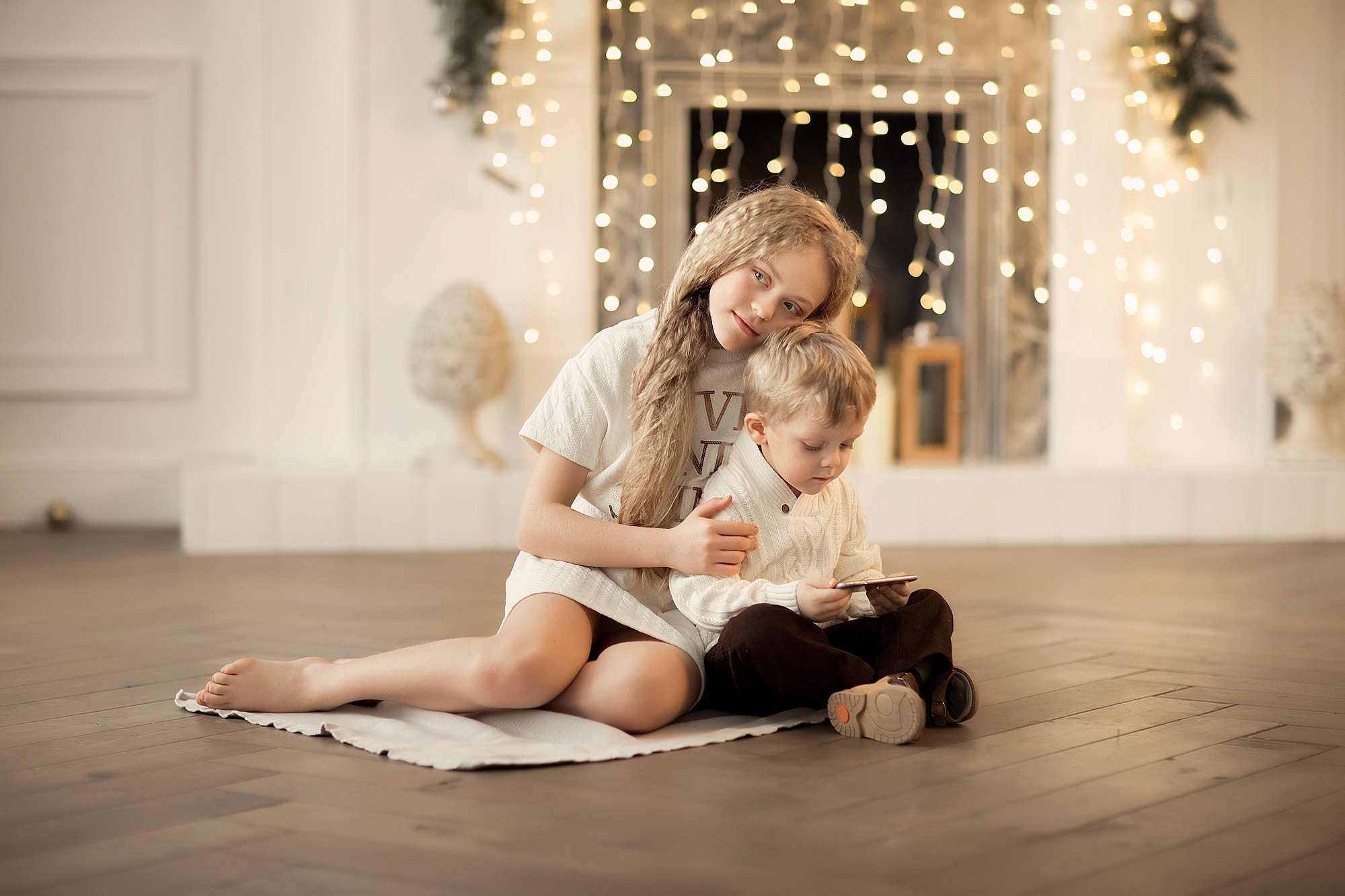 Классическая новогодняя фотосессия. Tatyana Nadezhdina Family photographer