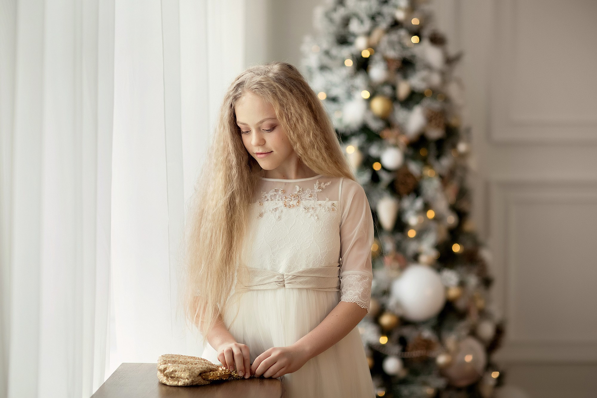 Классическая новогодняя фотосессия. Tatyana Nadezhdina Family photographer