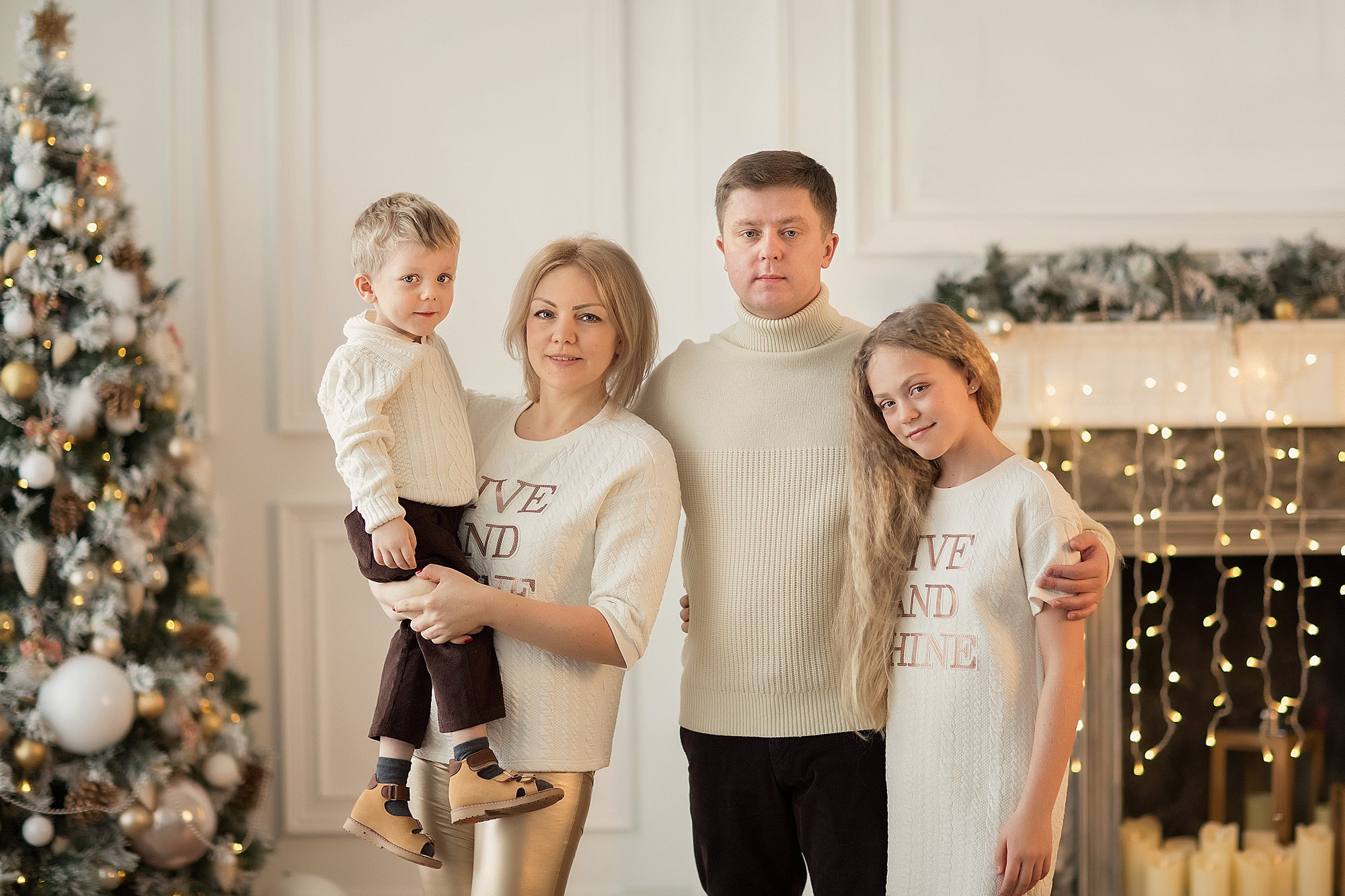 Классическая новогодняя фотосессия. Tatyana Nadezhdina Family photographer