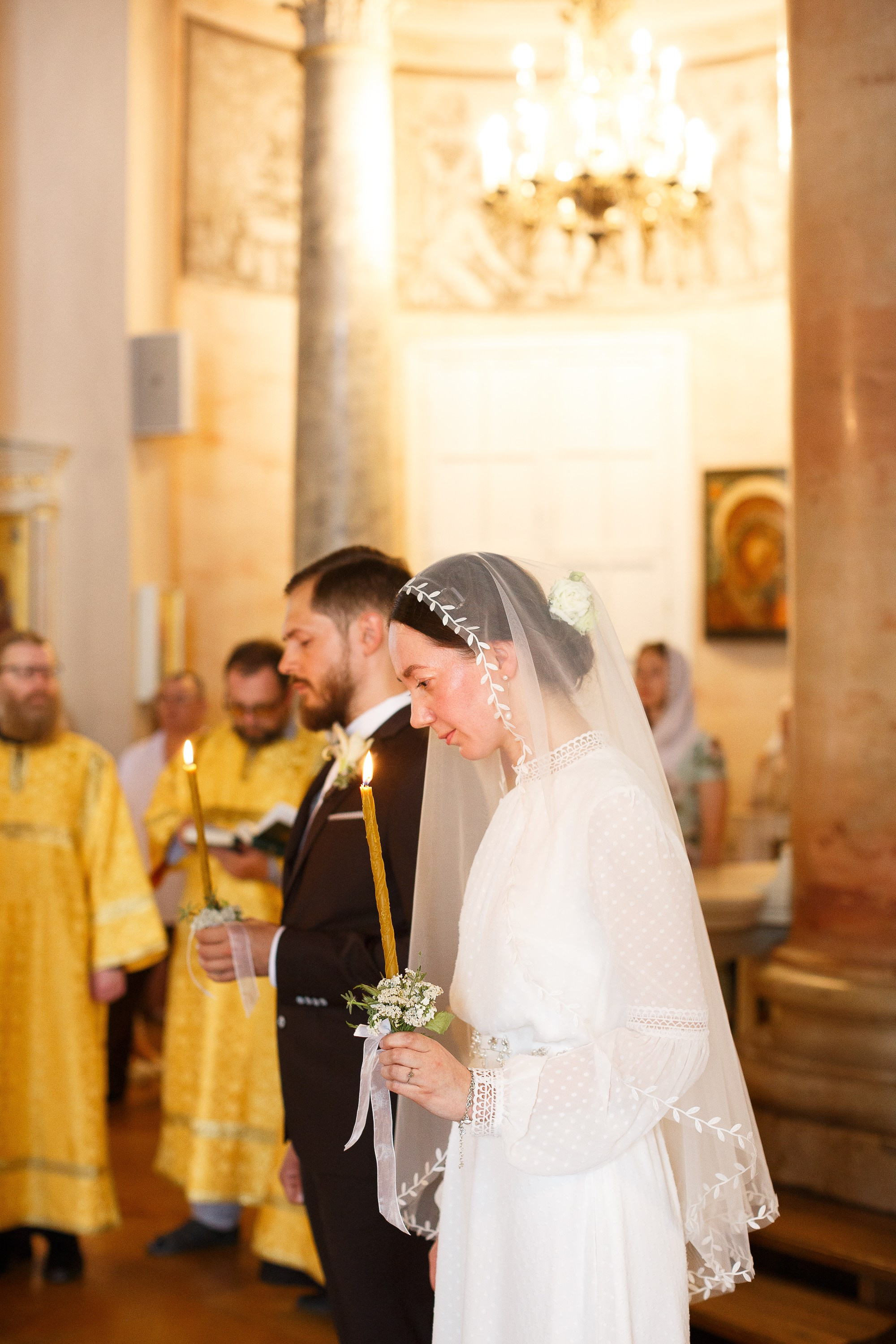 Венчание в храме св. бл. Димитрия при первой градской больнице
