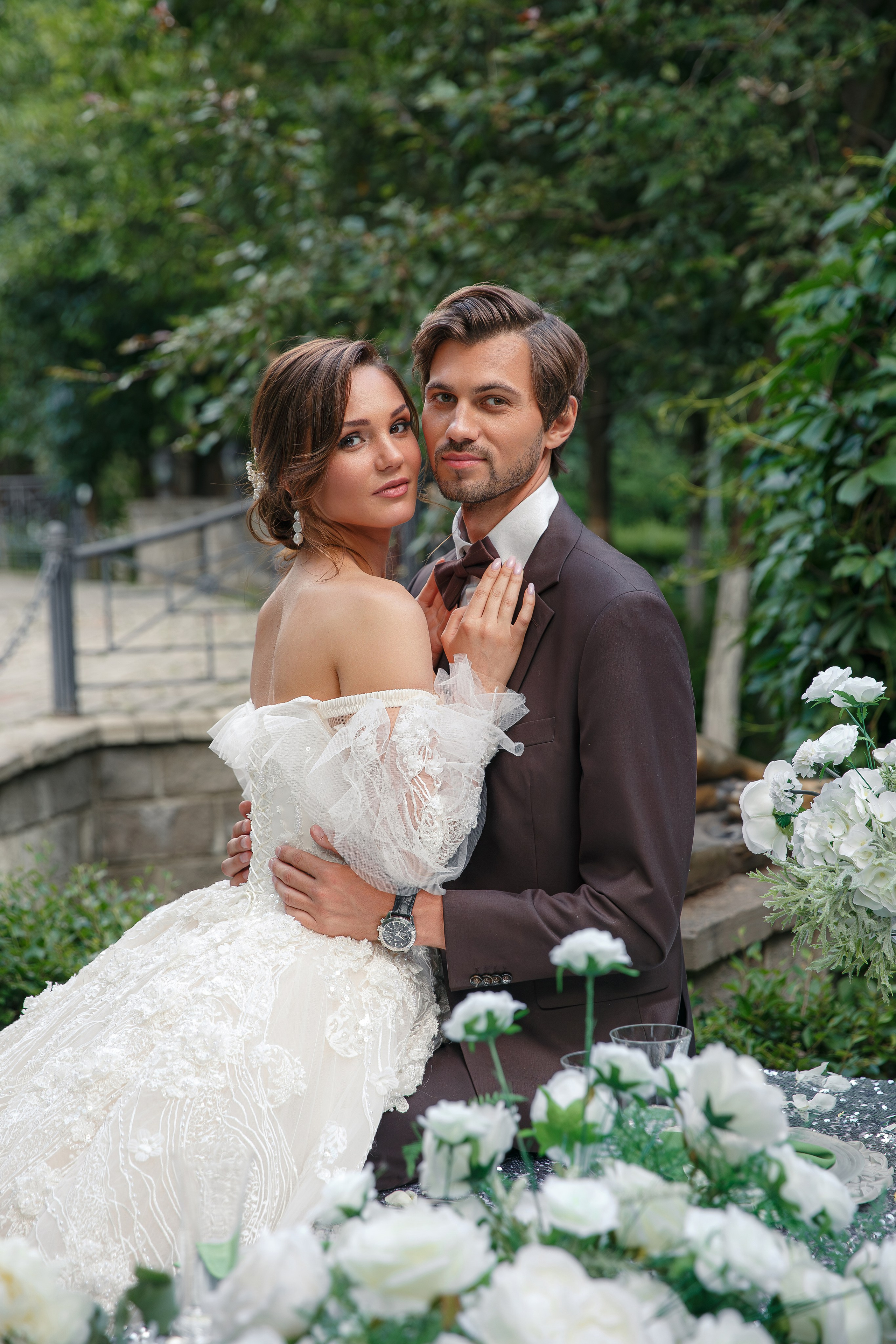 Свадебная фотосессия в парк отеле Немчиновка. Свадебный фотограф Москва и МО Сергей Киржаев