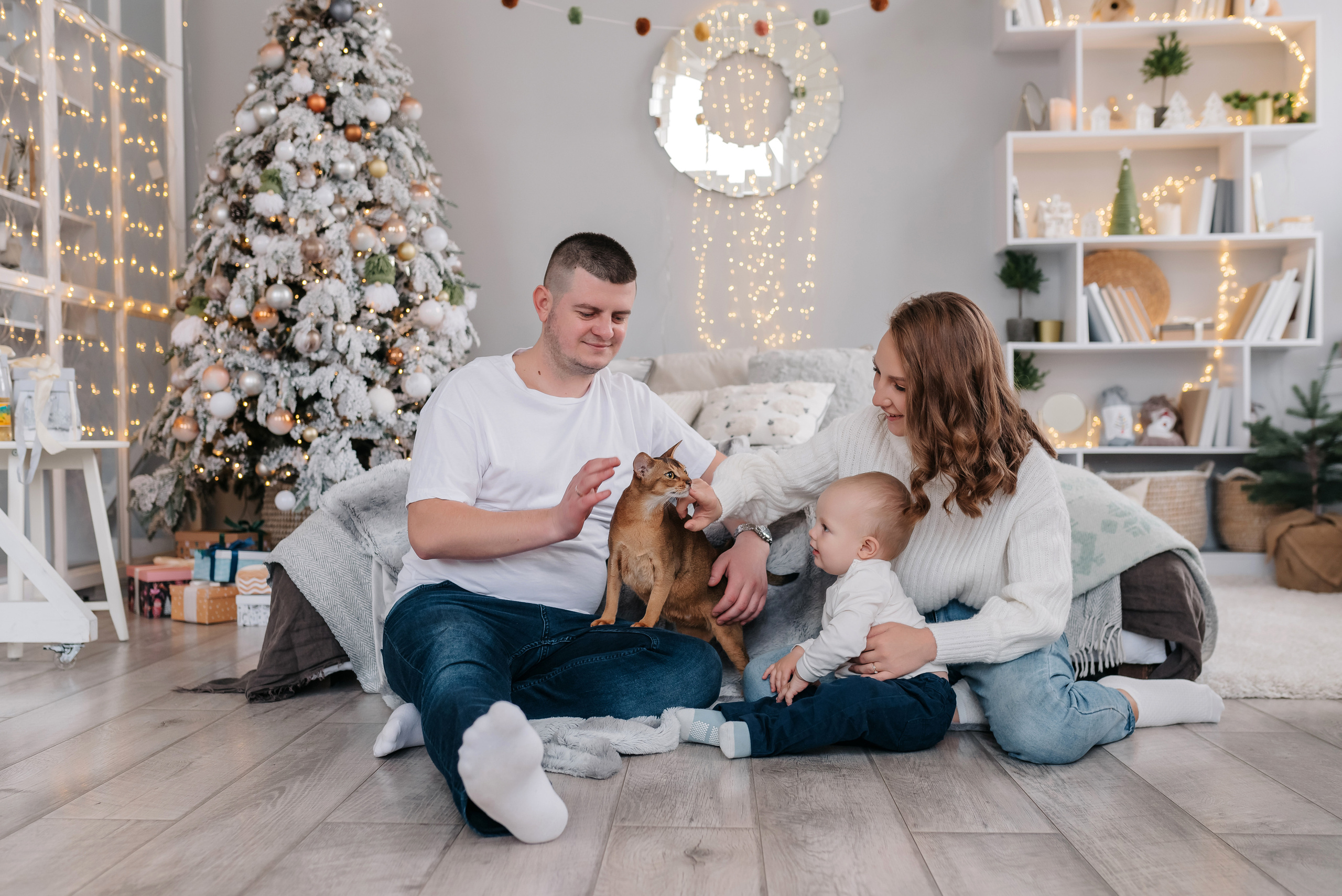 Семейная новогодняя съёмка 2022. Свадебный и семейный фотограф в Симферополе Дарья Маркова