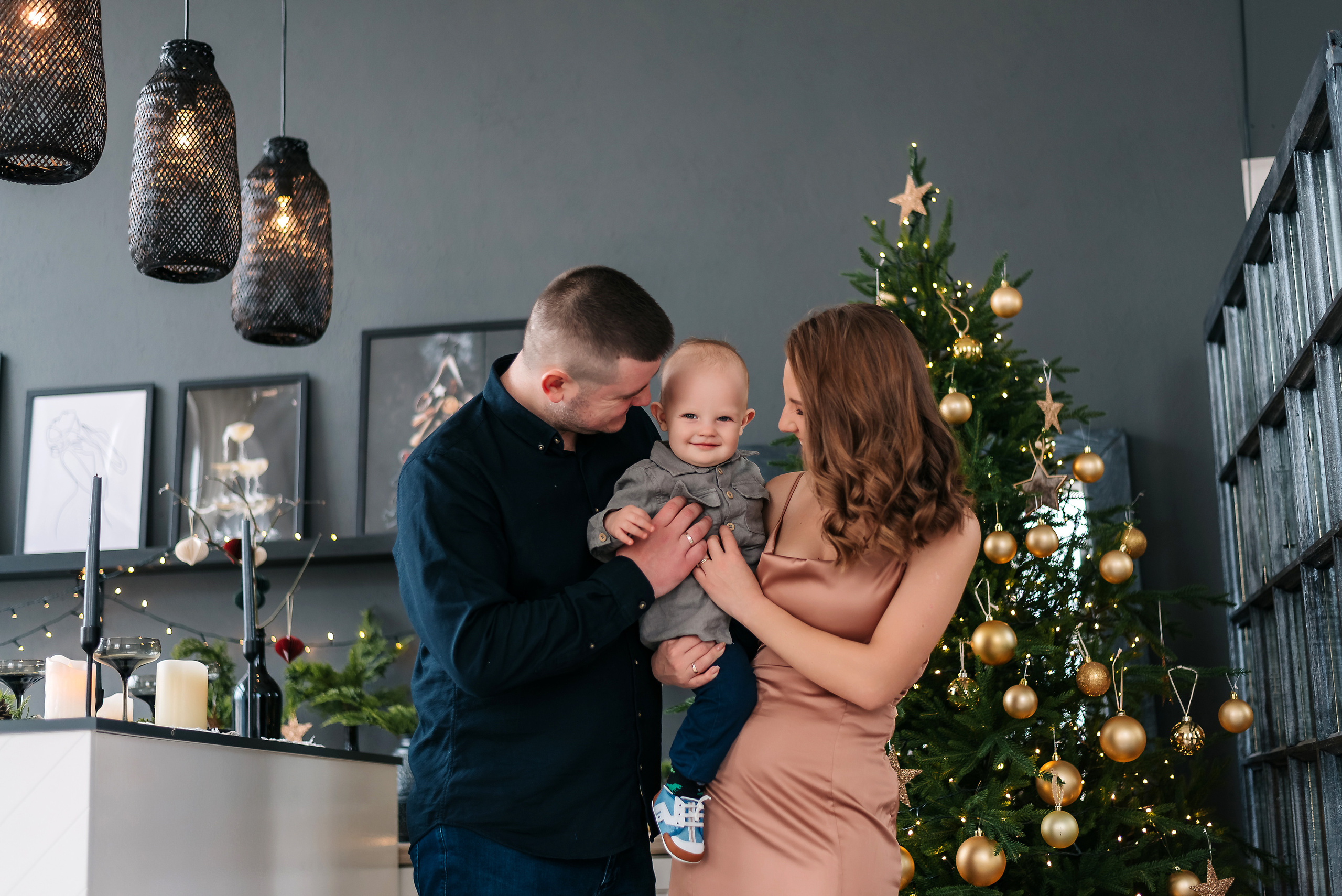 Семейная новогодняя съёмка 2022. Свадебный и семейный фотограф в Симферополе Дарья Маркова