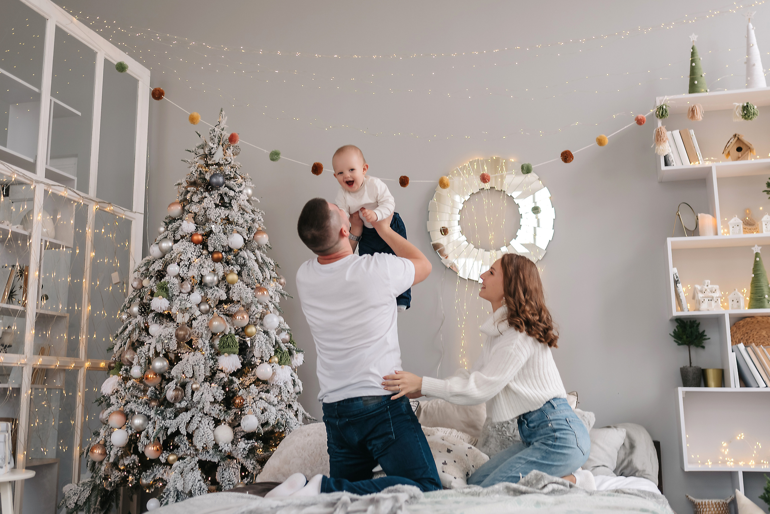 Семейная новогодняя съёмка 2022. Свадебный и семейный фотограф в Симферополе Дарья Маркова