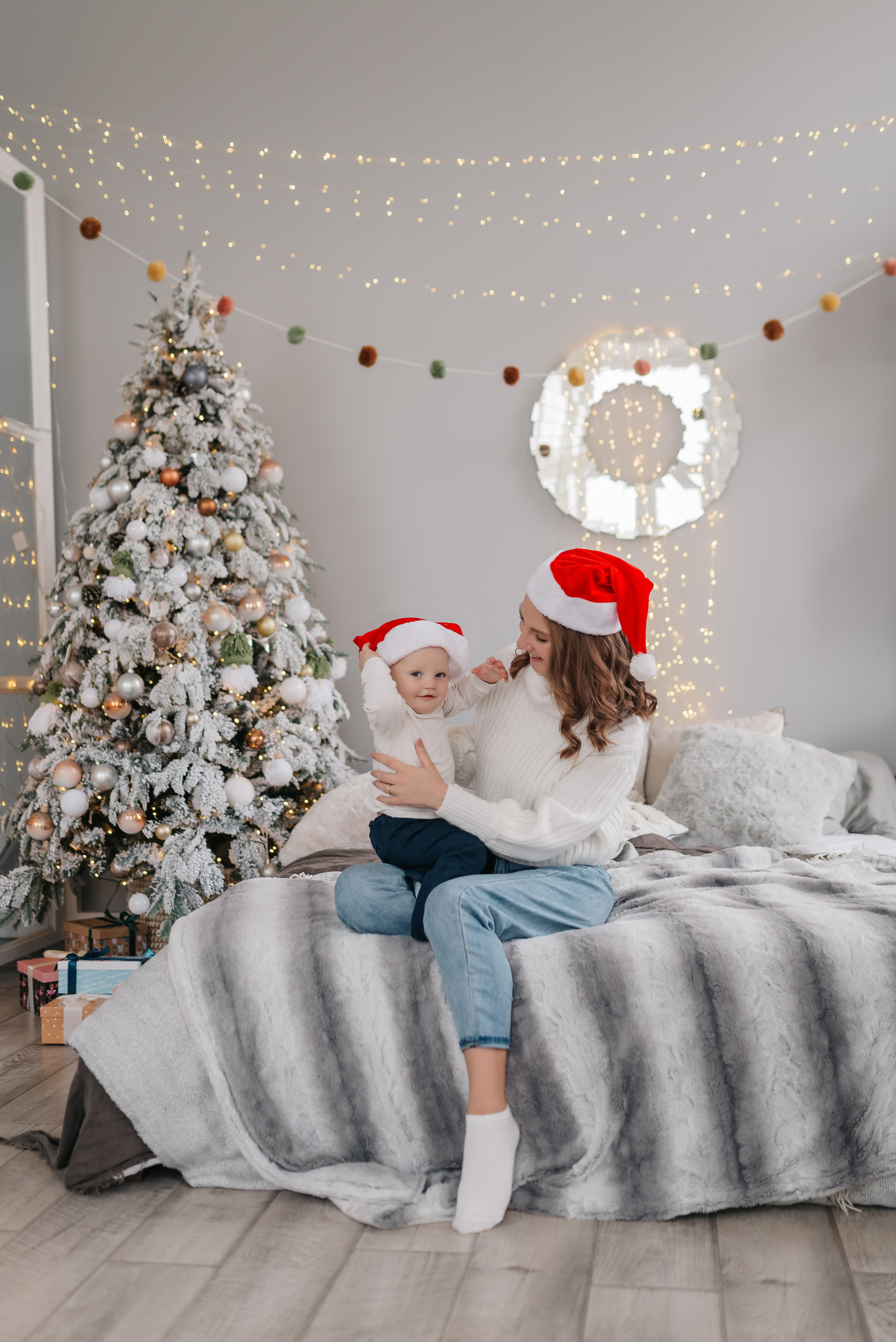 Семейная новогодняя съёмка 2022. Свадебный и семейный фотограф в Симферополе Дарья Маркова