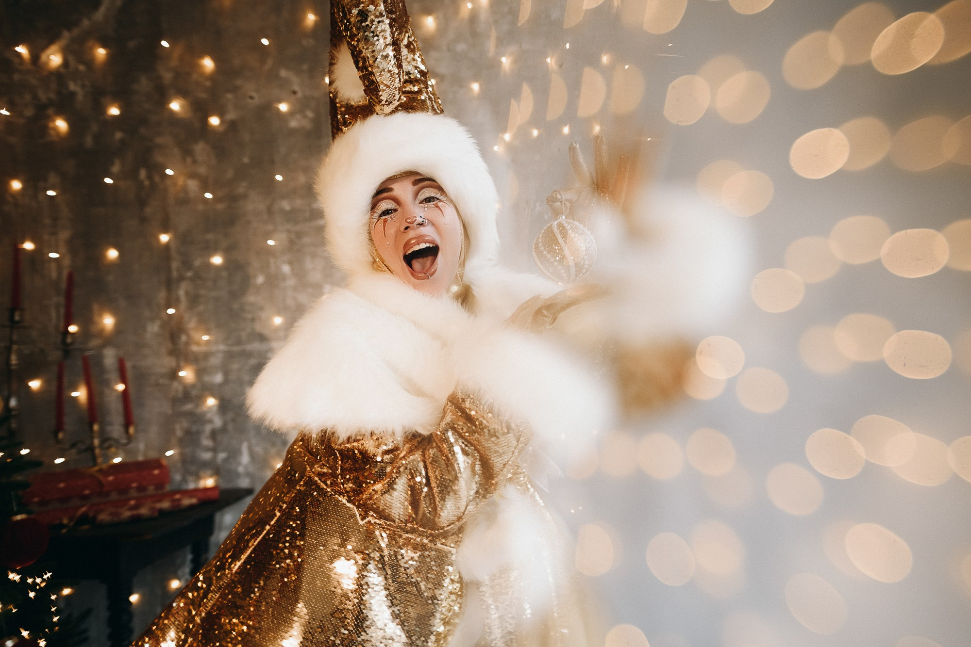 Новогодняя креативная фотосессия в Тюмени | Фотограф Дарья Мустафина. Портретный фотограф Тюмень Дарья Мустафина