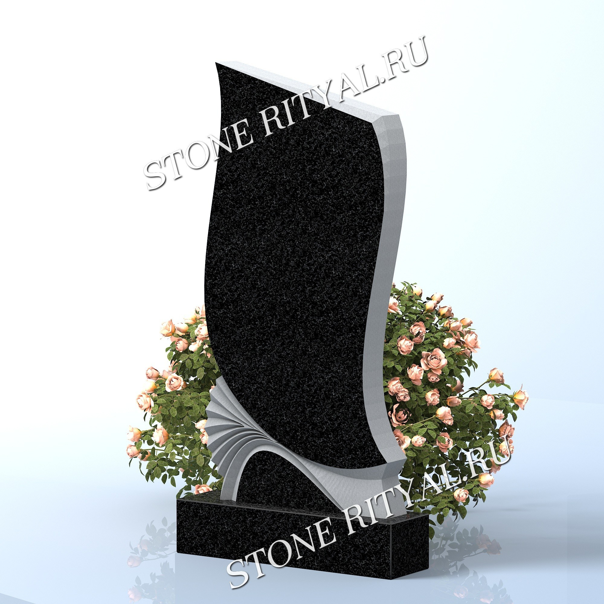 Вертикальные памятники прямые. Изготовление и установка памятников в Москве и МО