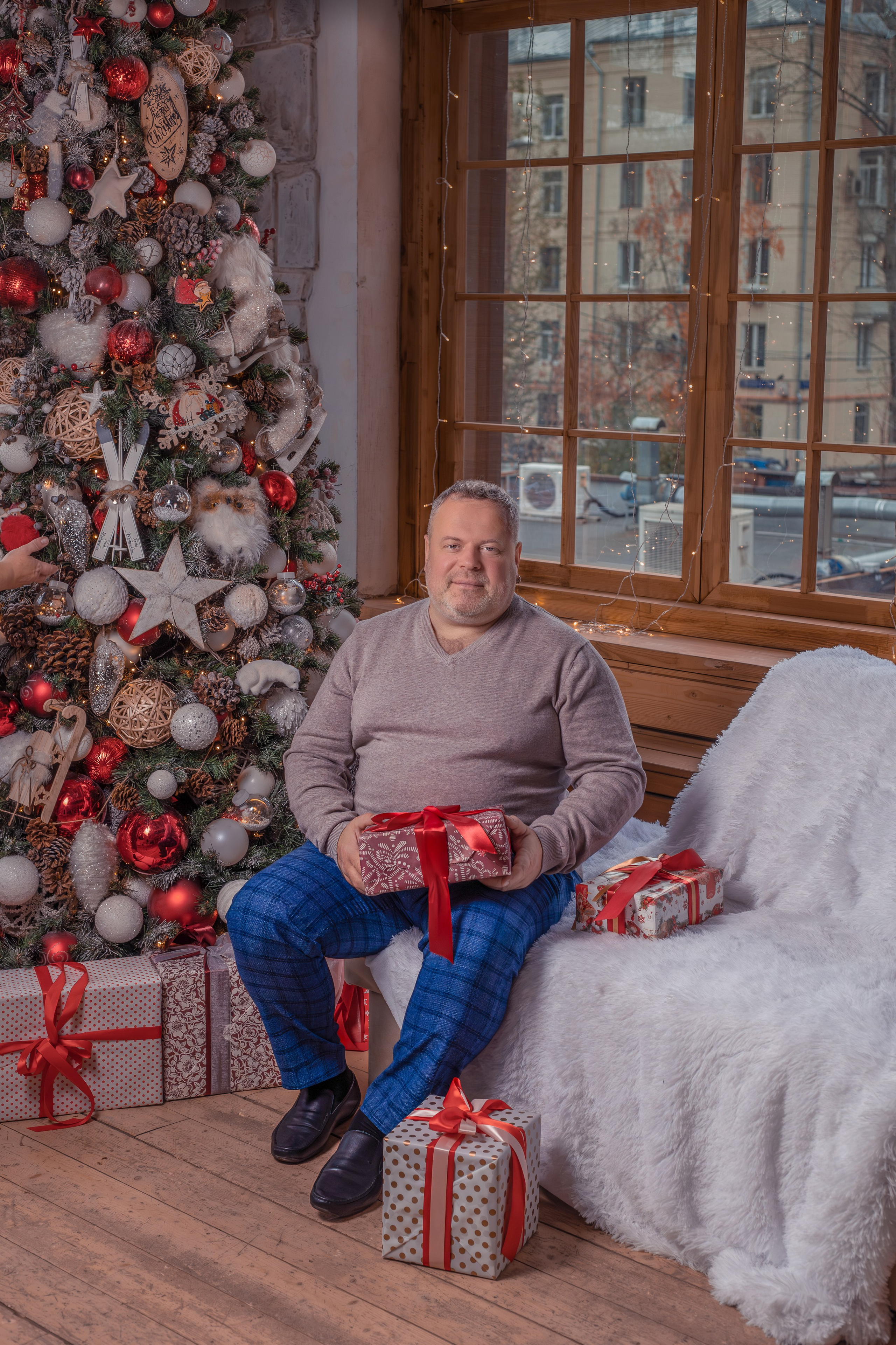 Новогодняя фотосессия для Татьяны и Валерия. Семейный и свадебный фотограф в Москве и Домодедово Анна Авилочкина