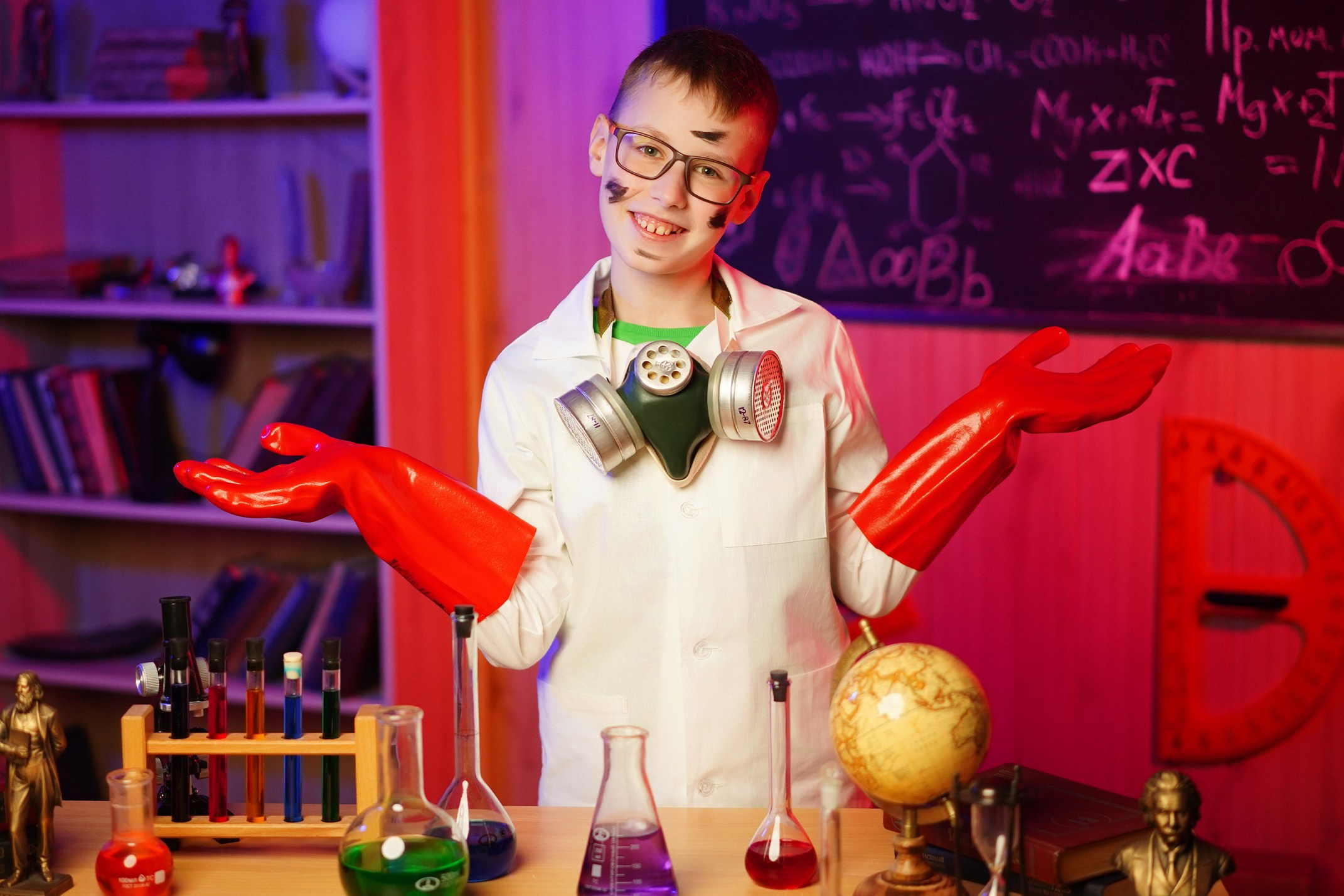 Фотосессия в стиле «Химики». GOTRA — выпускные альбомы в Тюмени