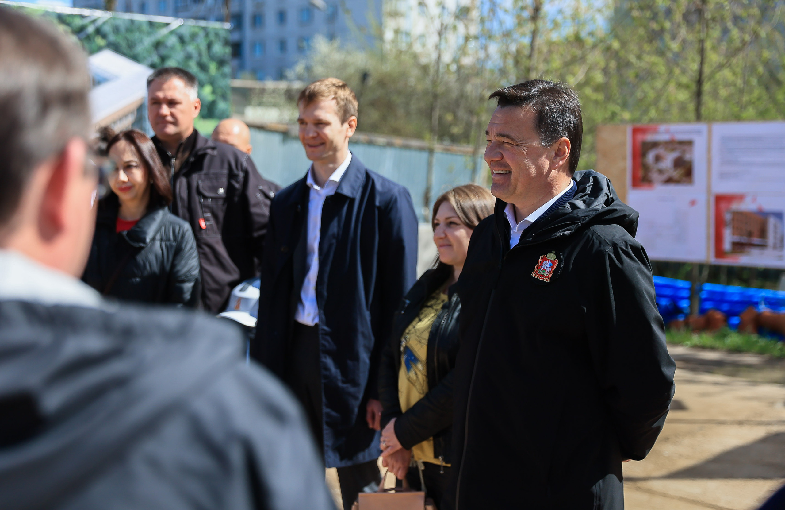 Андрей Воробьев проверил строительство поликлиники в Лобне. Моя фотография