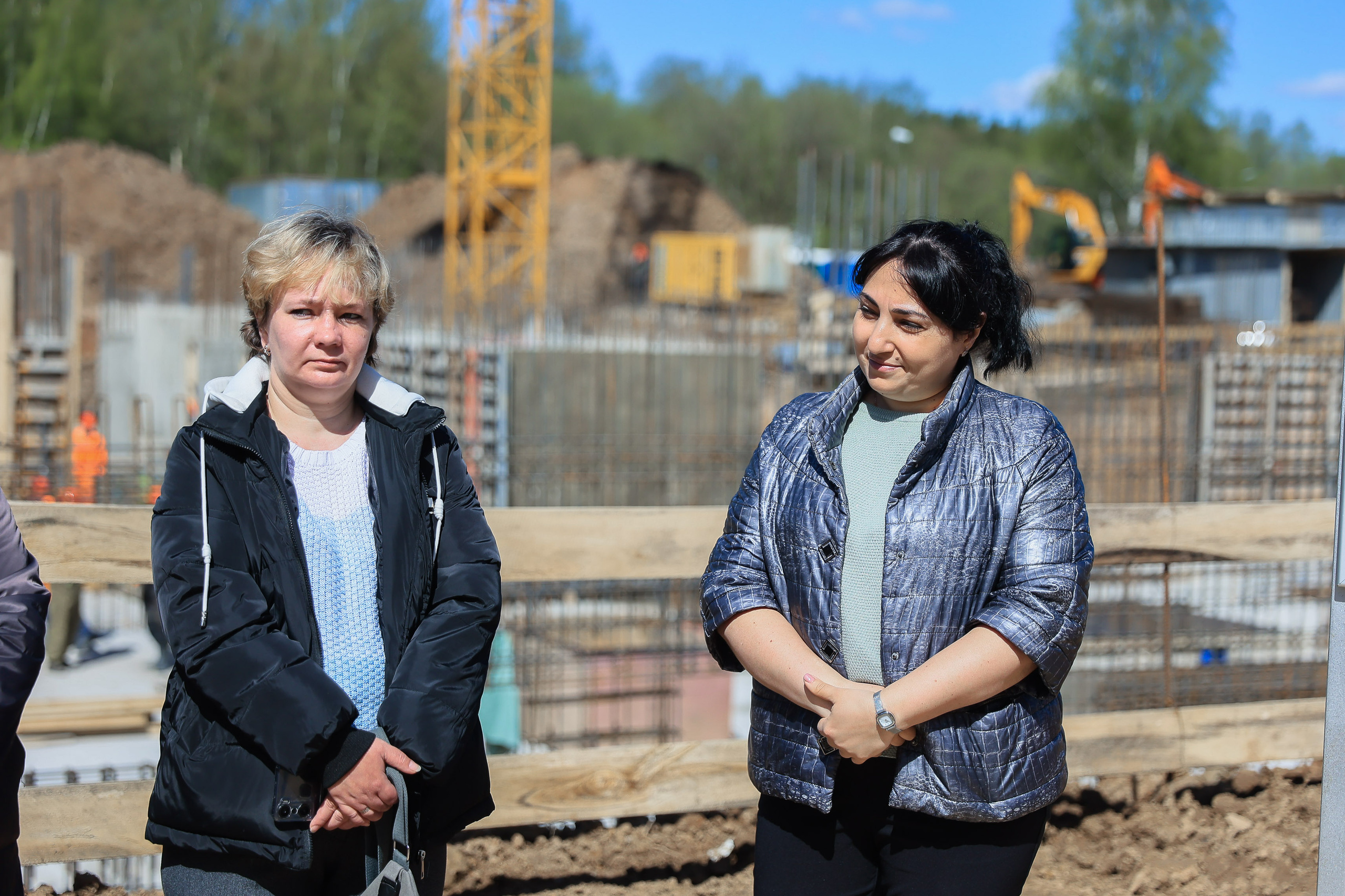 Андрей Воробьев проверил строительство поликлиники в Лобне. Моя фотография