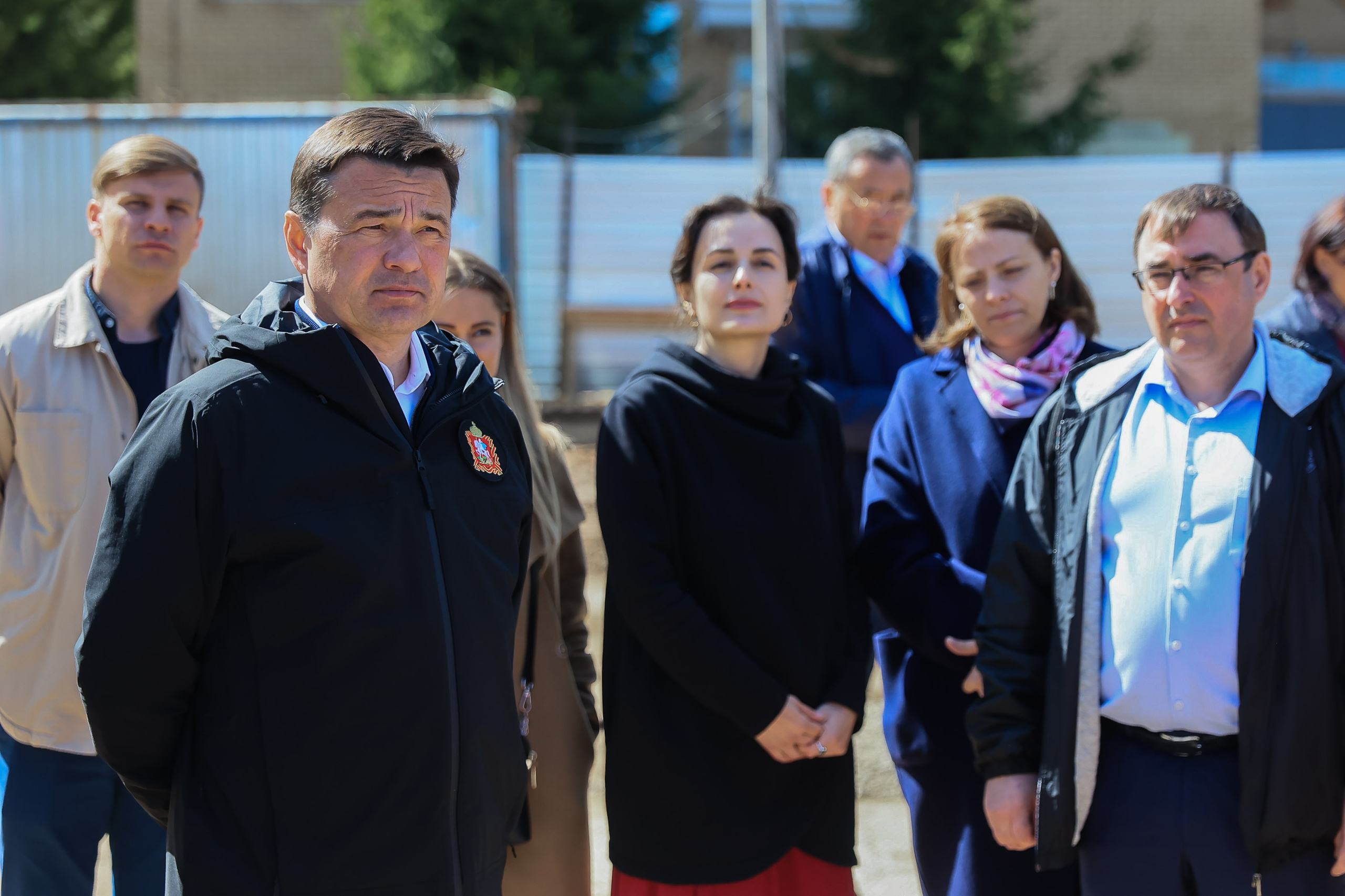 Андрей Воробьев проверил строительство поликлиники в Лобне. Моя фотография