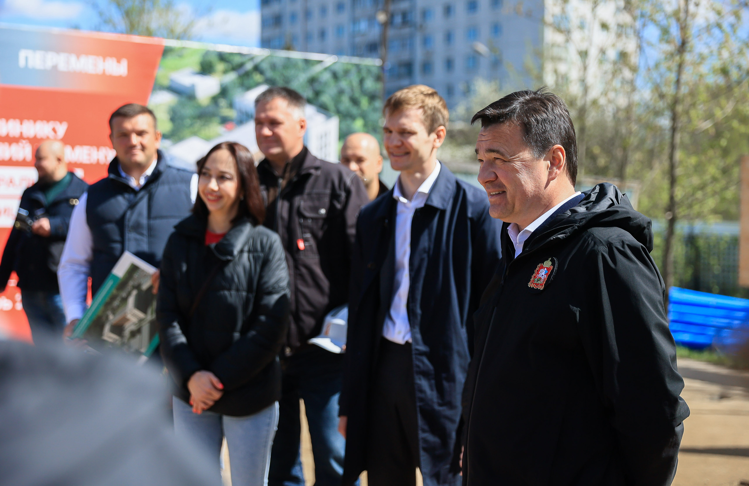 Андрей Воробьев проверил строительство поликлиники в Лобне. Моя фотография
