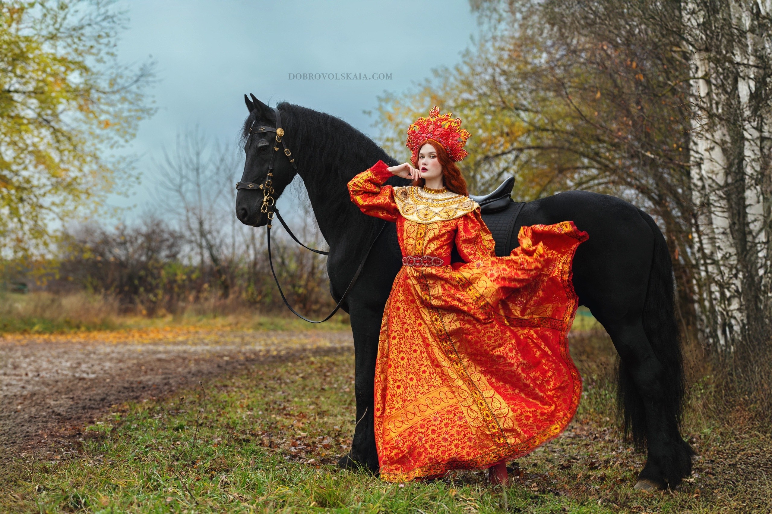 Жар-Птица. Русские народные костюмы в Москве