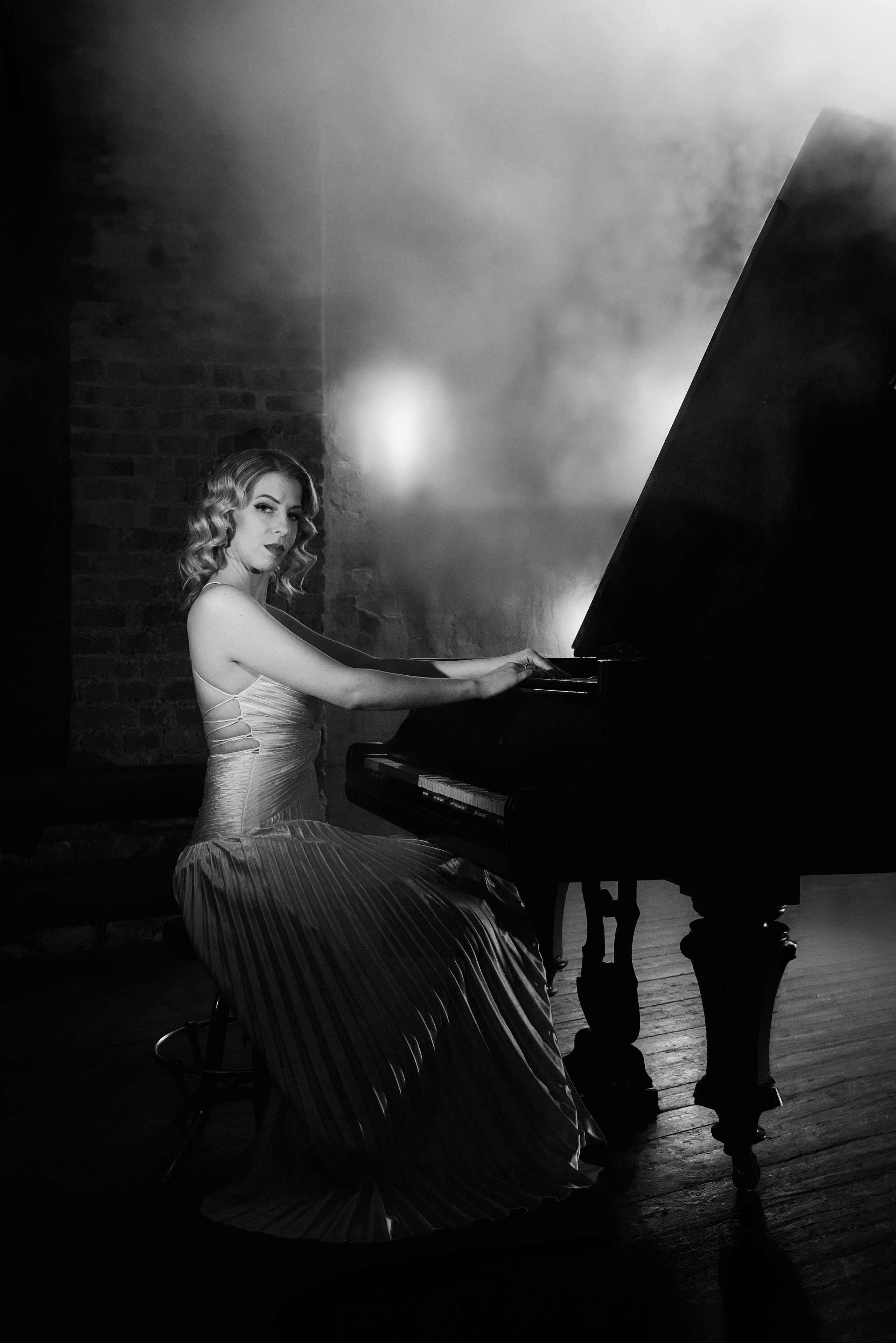 Съемка в стиле нуар для джазовой группы. Портретный фотограф в Москве Купцова Юлия