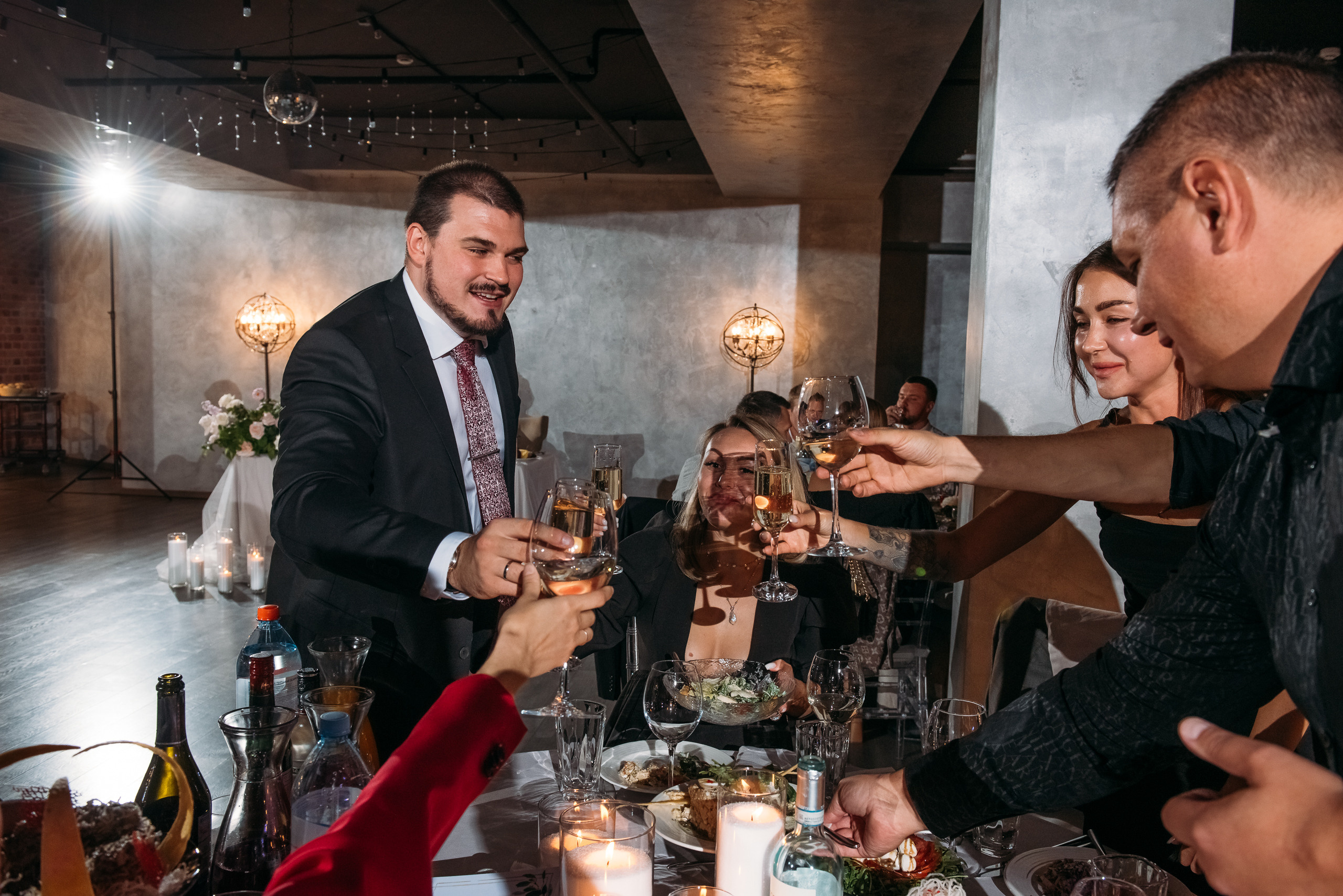 Свадебный банкет Марины и Владислава. Свадебный фотограф в Санкт-Петербурге Афонин Андрей