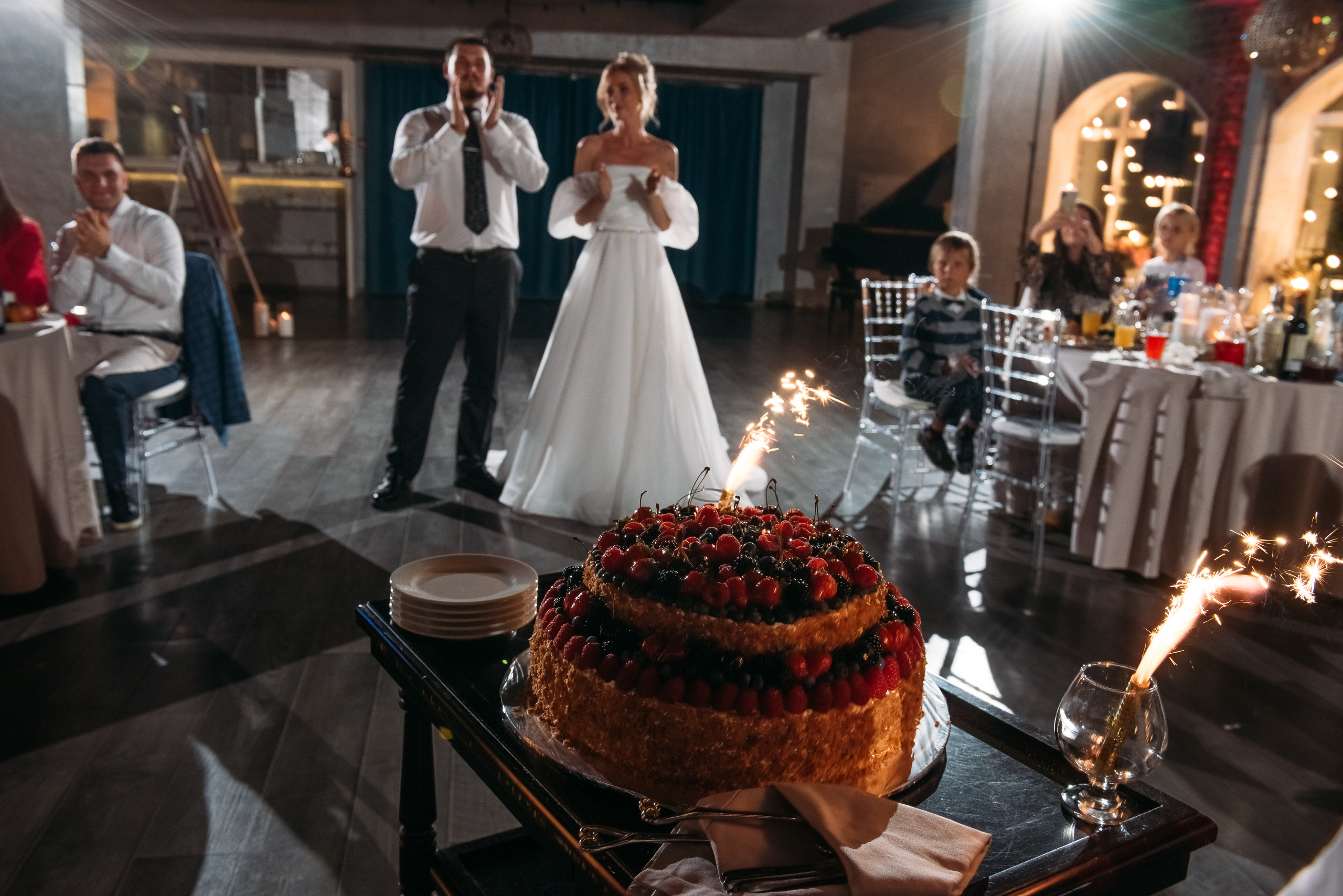 Свадебный банкет Марины и Владислава. Свадебный фотограф в Санкт-Петербурге Афонин Андрей