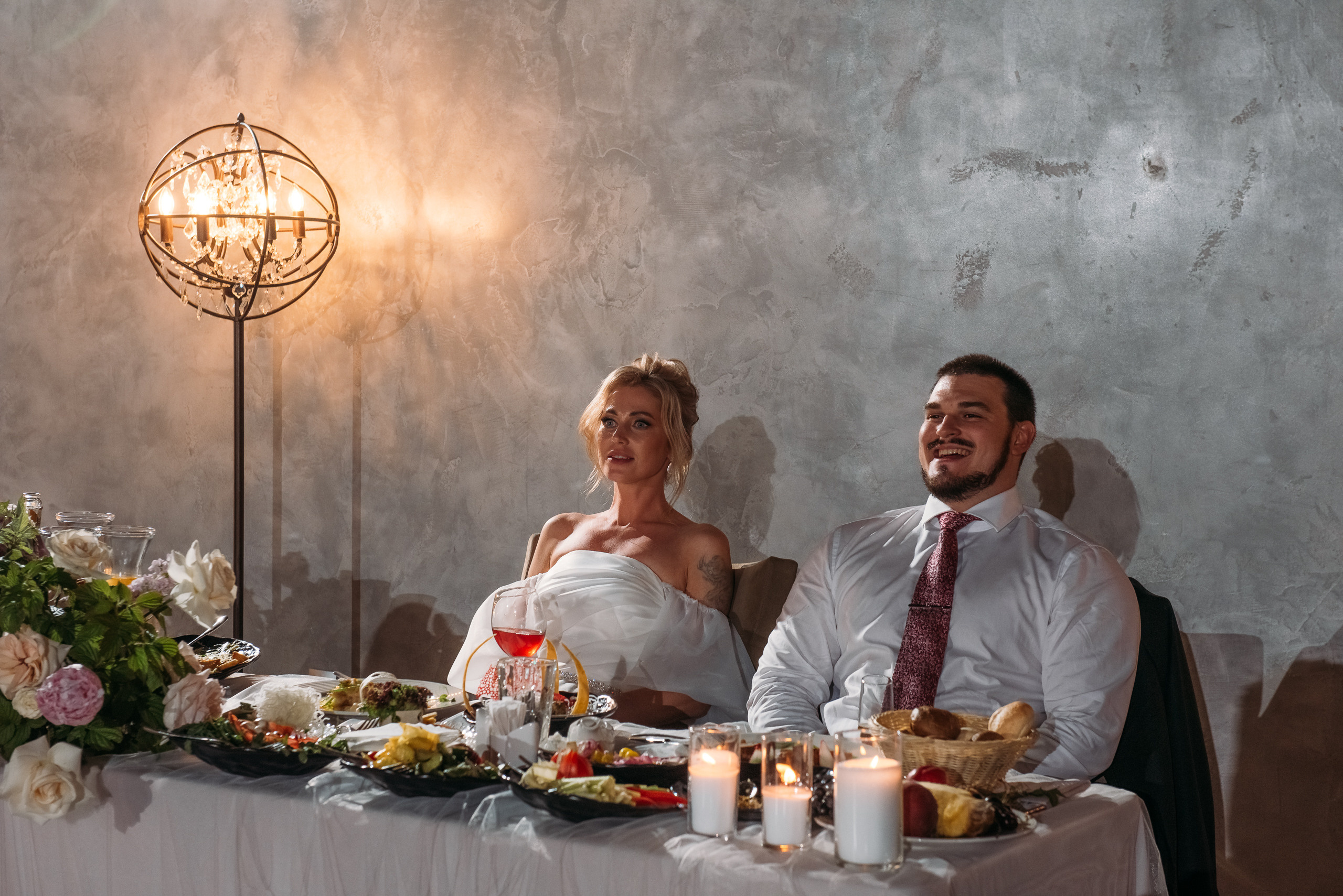 Свадебный банкет Марины и Владислава. Свадебный фотограф в Санкт-Петербурге Афонин Андрей