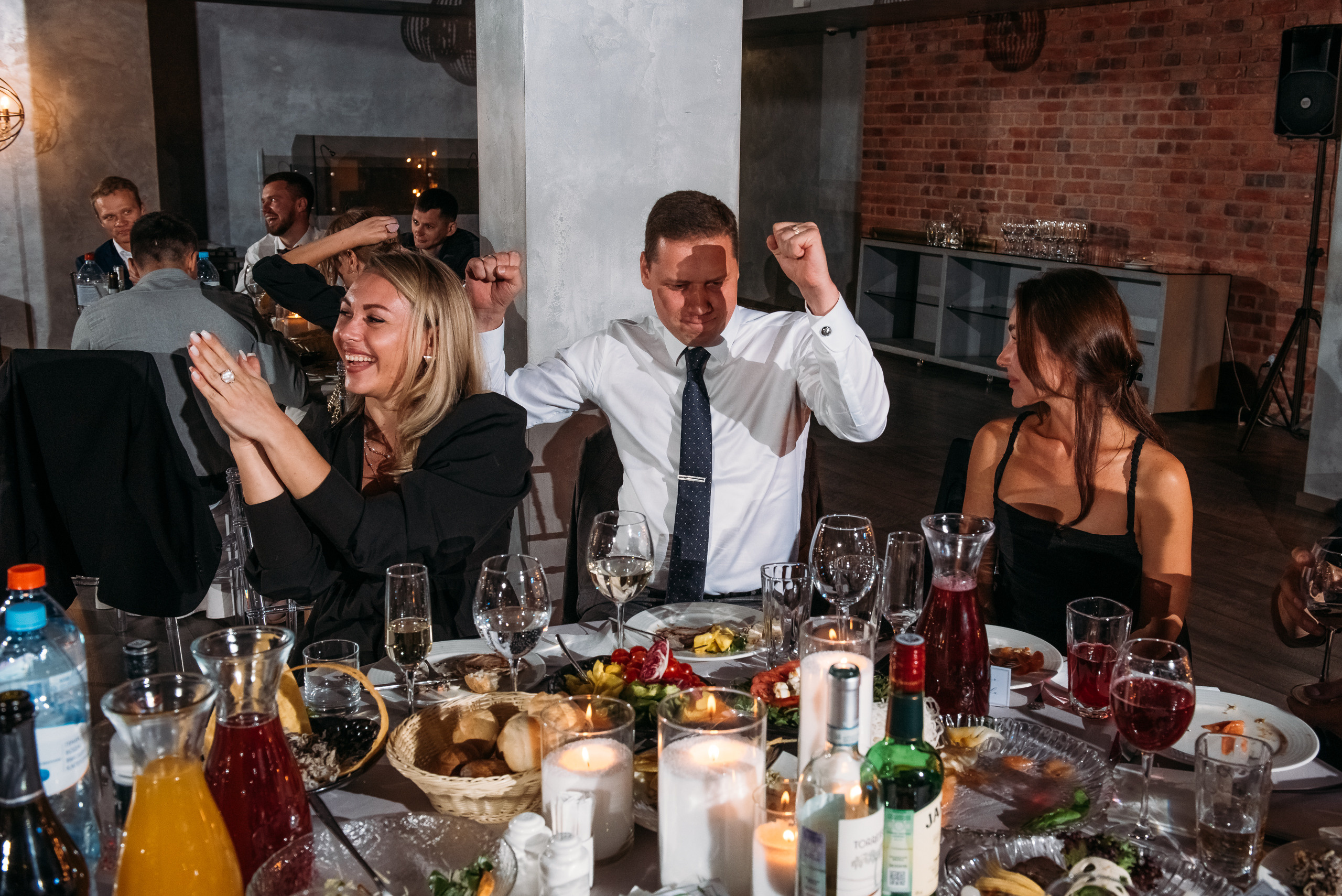 Свадебный банкет Марины и Владислава. Свадебный фотограф в Санкт-Петербурге Афонин Андрей