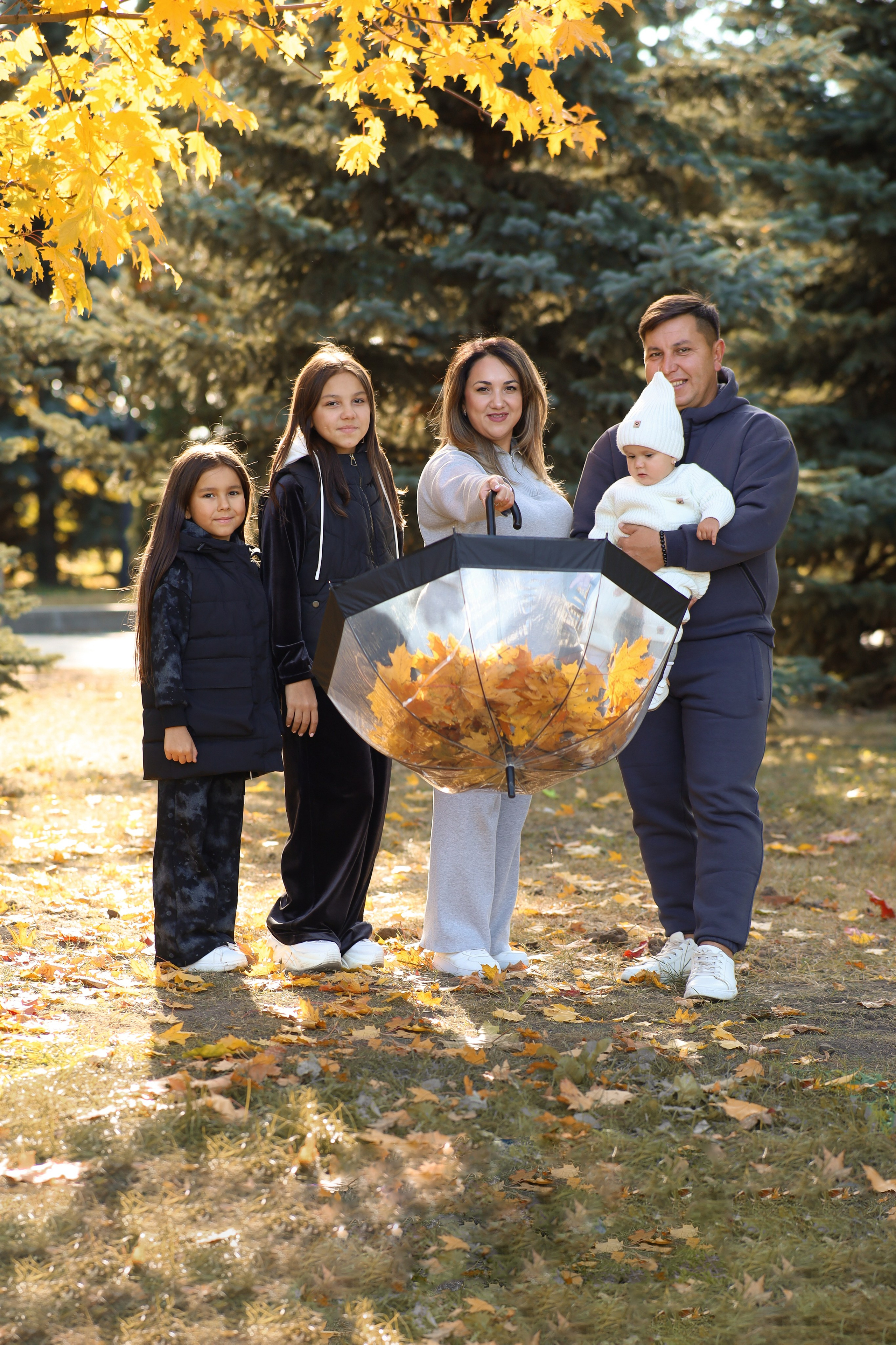 Осенняя история семьи Сунгатуллиных. Семейный фотограф в Казани Римма Гатауллина