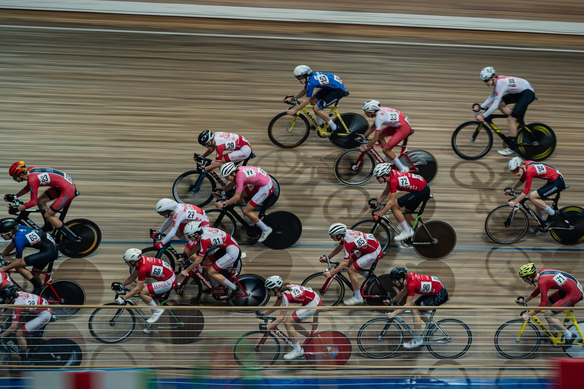 Кубок и чемпионат России по велоспорту на треке 2026. Фоторепортаж с велотрека «Крылатское» | Сергей Чурносов