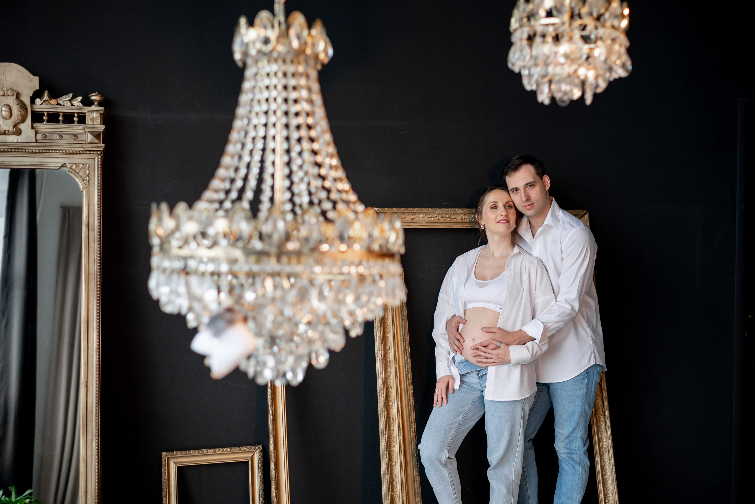 Беременность в красках и необычное гендер-пати. Портретный, семейный и свадебный фотограф в Санкт-Петербурге и в Пушкине Ширяев Денис