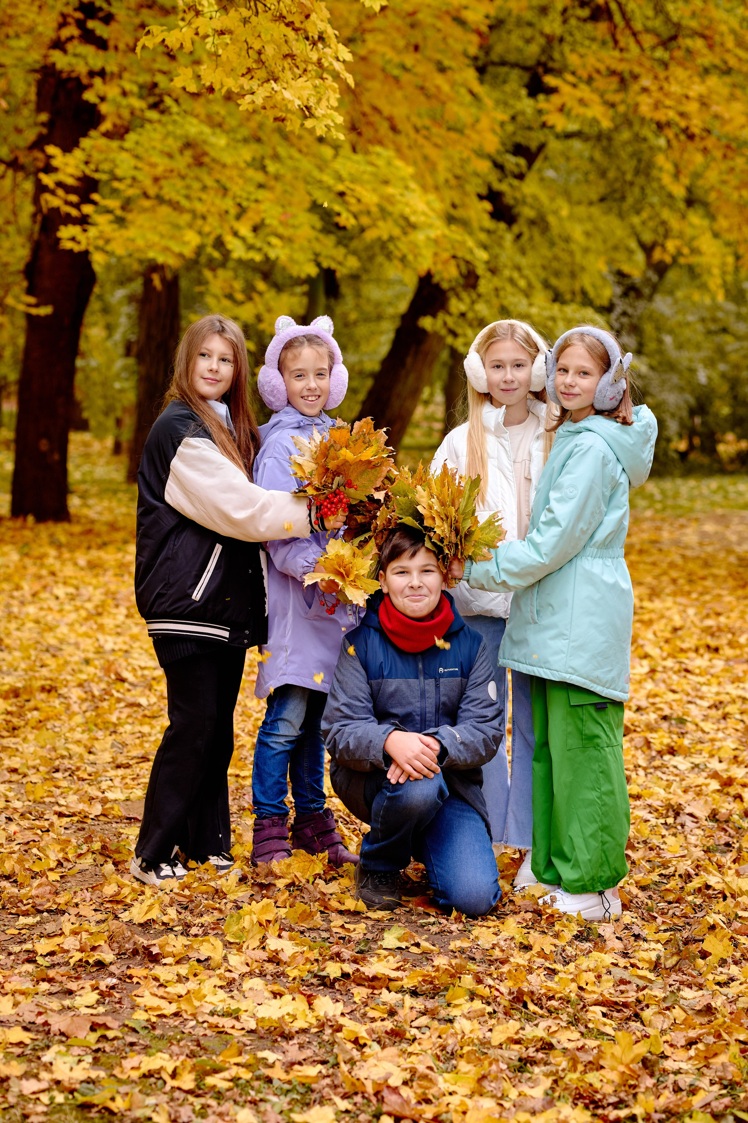 Сьемка для Выпускного Альбома В Парке. Фотограф Выпускные альбомы Таганрог Сергей Коробченко