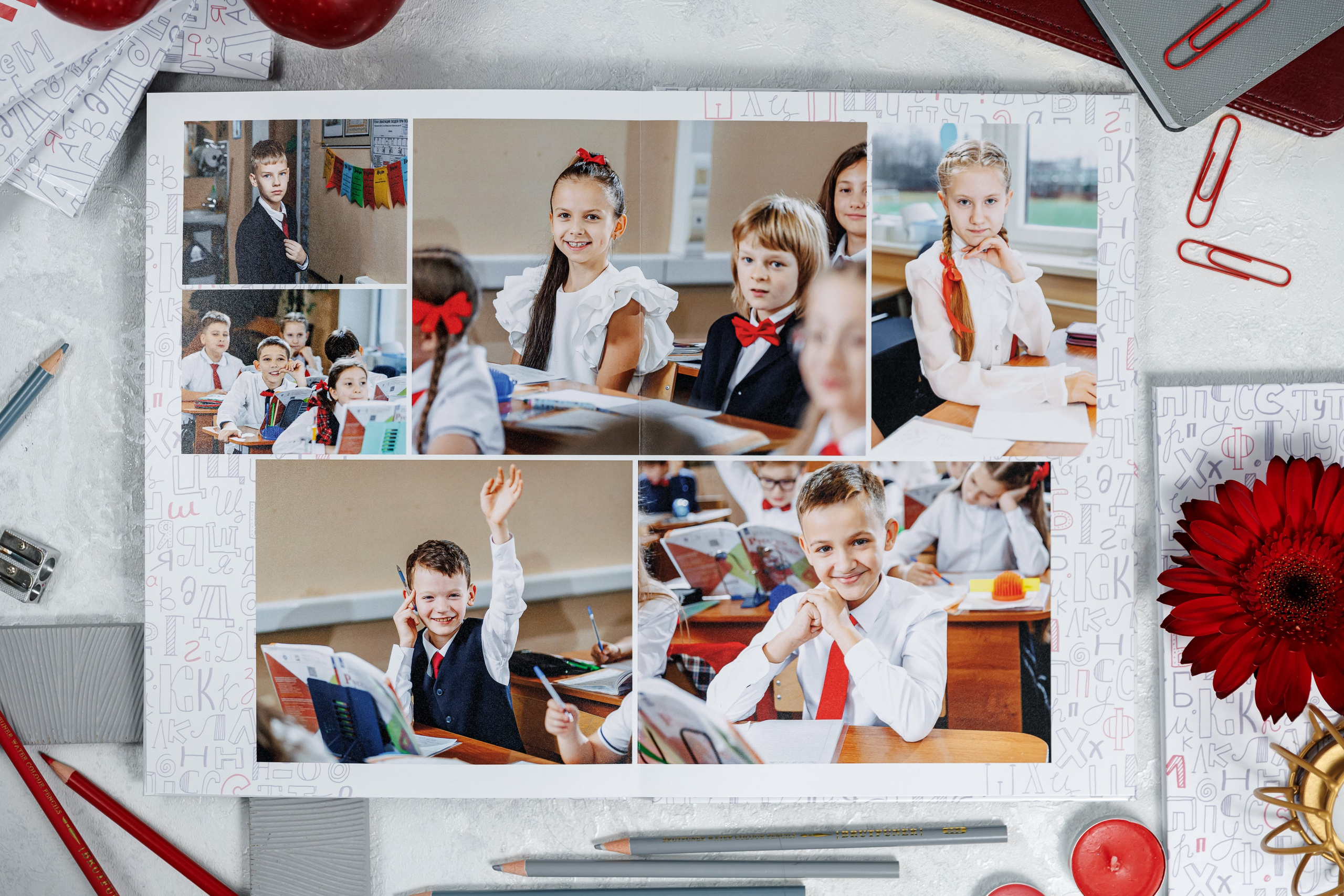 Выпускные альбомы 4 класс. Семейный и детский фотограф Комина Елена, Власиха, Одинцово