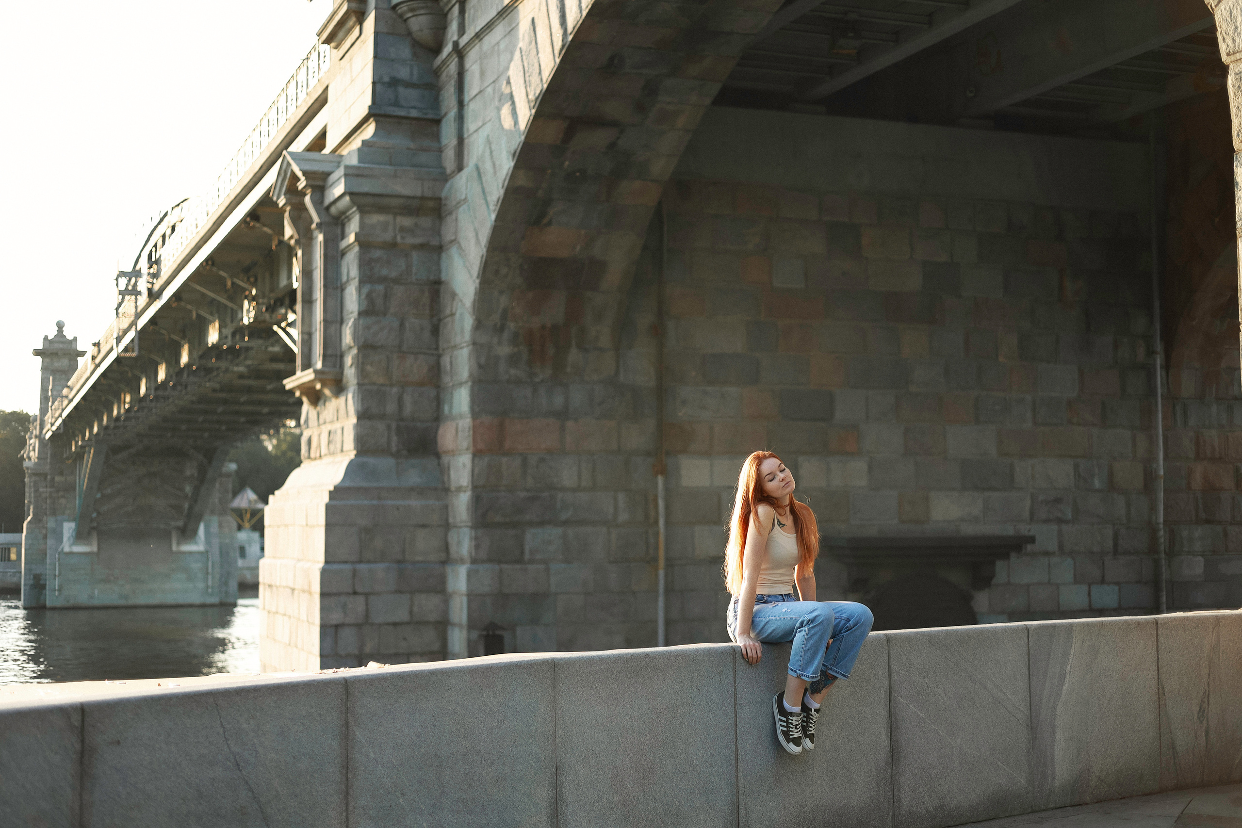 Прогулочная фотосессия в Парке Горького в Москве. Портретный и семейный фотограф в Москве Мария Рослякова